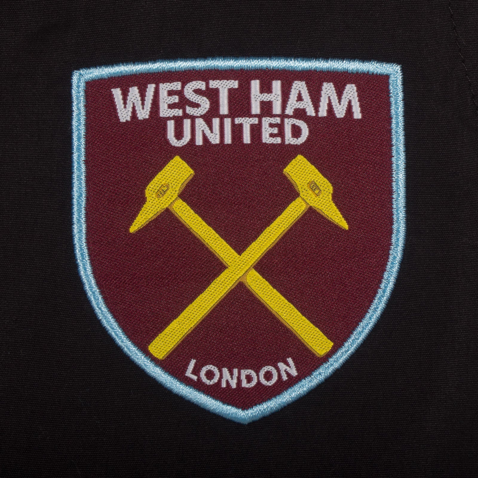 West Ham kids tracksuit in grey with club crest to chest and left thigh