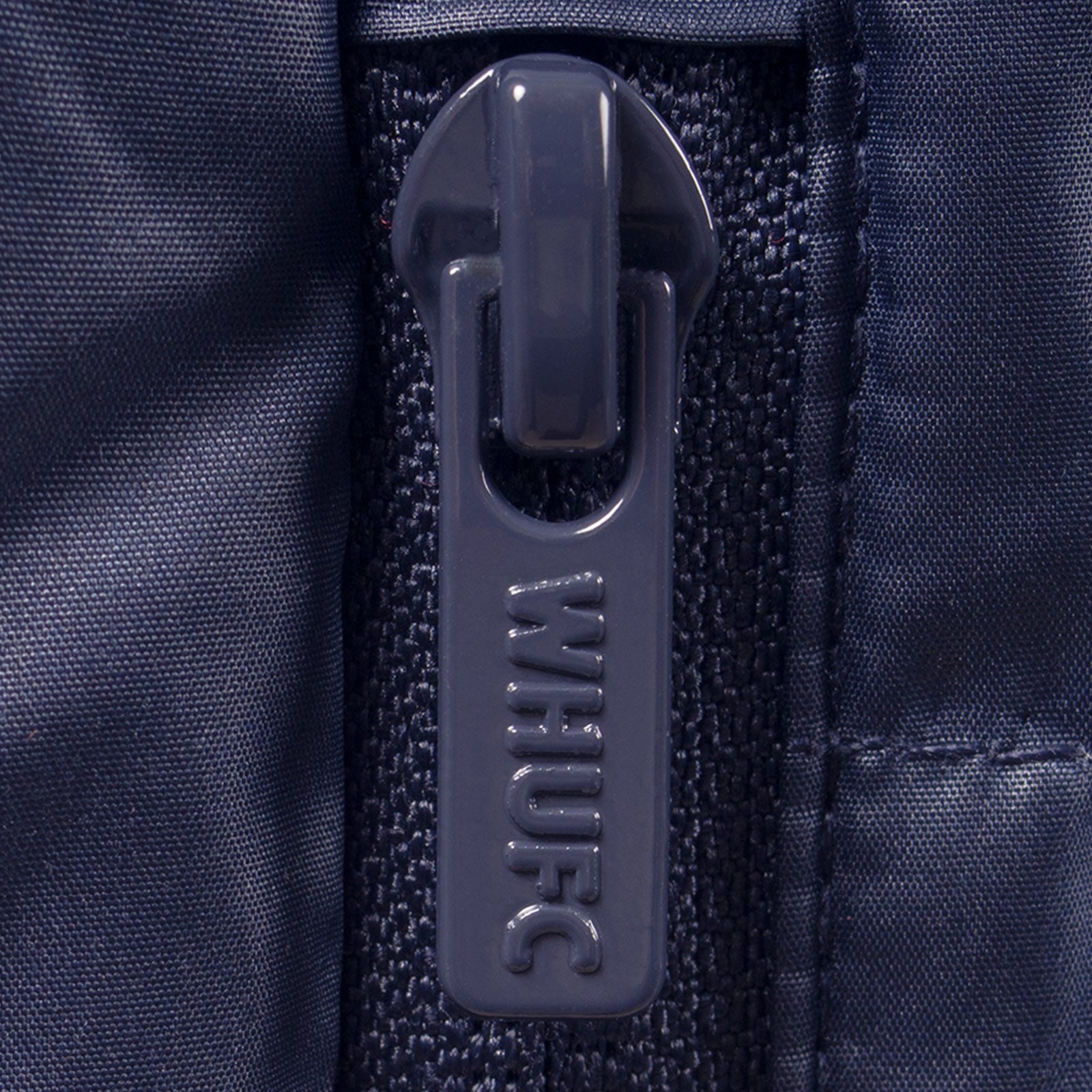 West Ham adults padded gilet in navy with full colour club crest to chest.