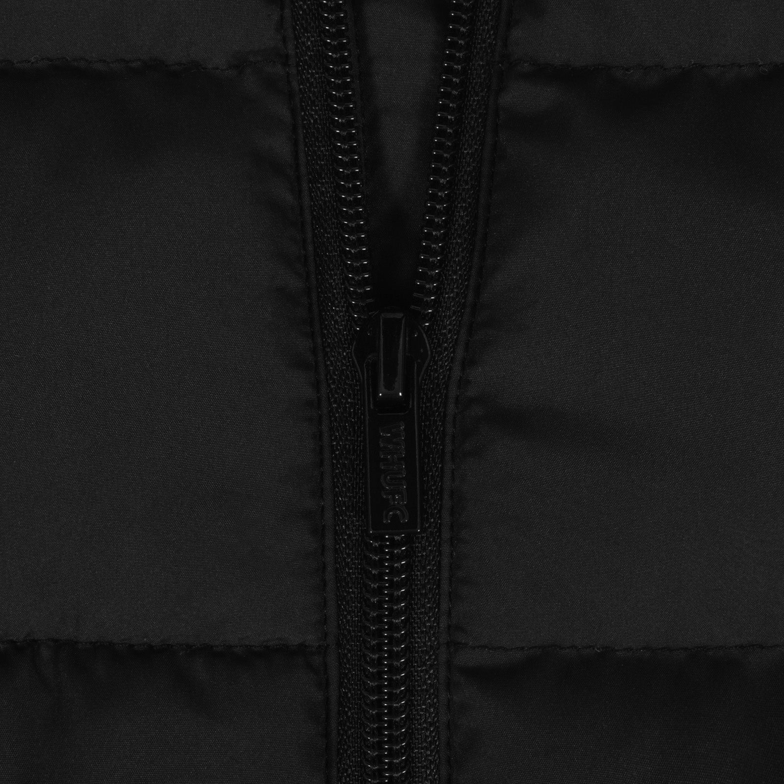 West Ham kids gilet in black with club crest to chest.