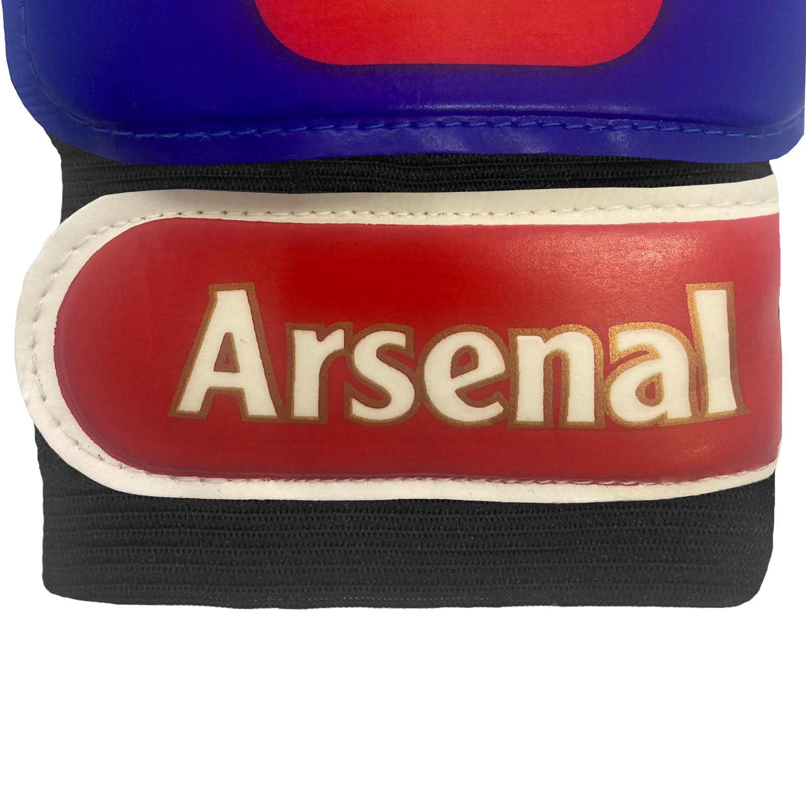 Arsenal size 4 red ball with club crest & text. AFC badge & text print to each glove.