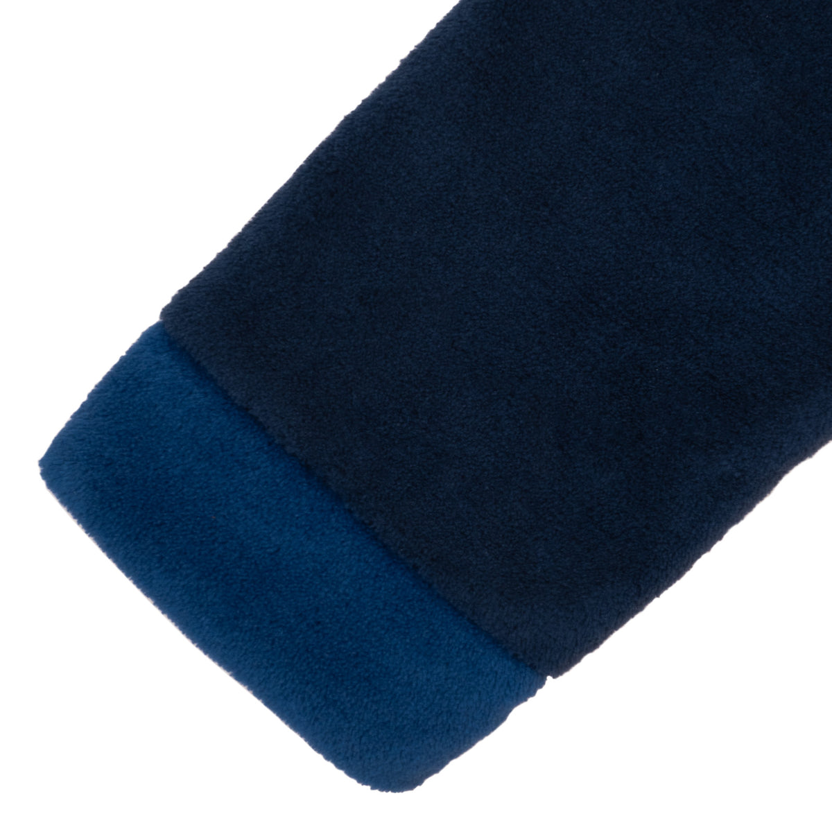 Spurs kids hooded dressing gown in navy blue with a Spurs crest.