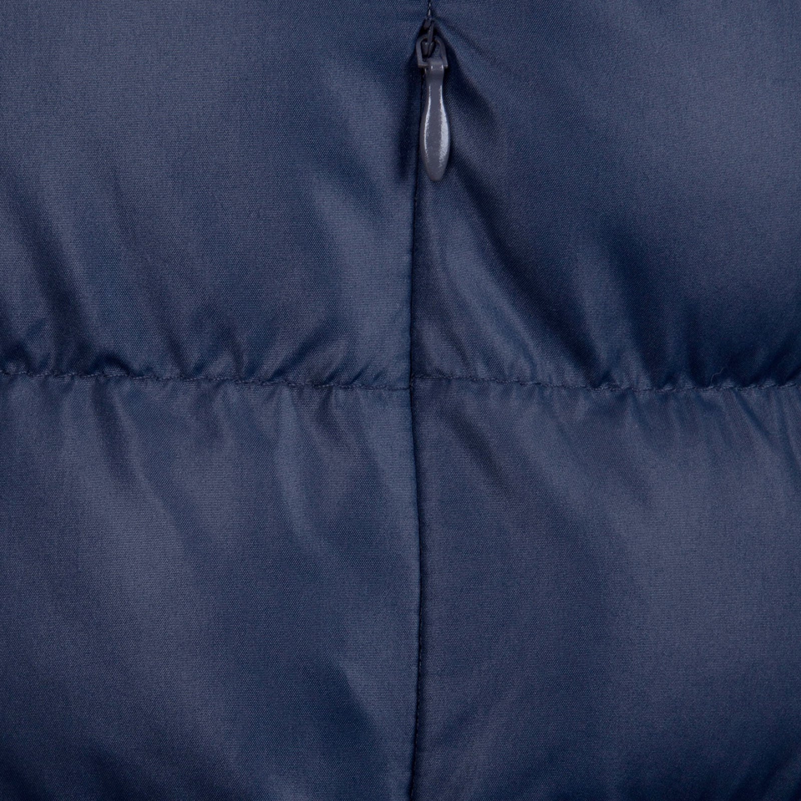 FC Barcelona kids quilted jacket in navy blue with club crest to chest.