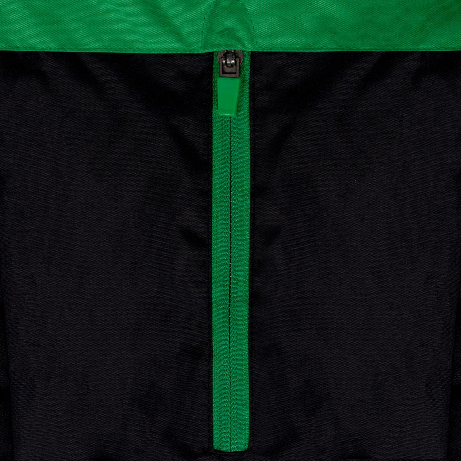 Celtic half zip kids shower jacket in black with club crest to front.