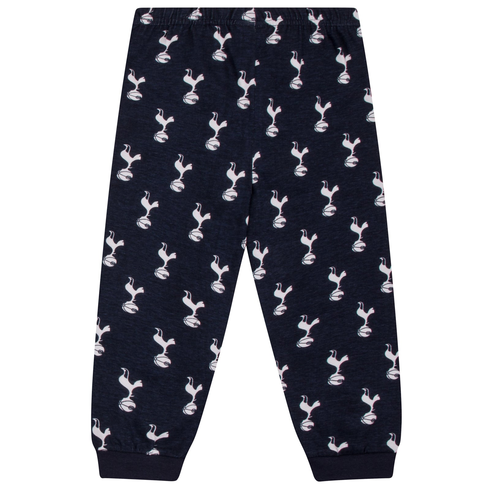Spurs baby pyjamas with white top and navy bottoms