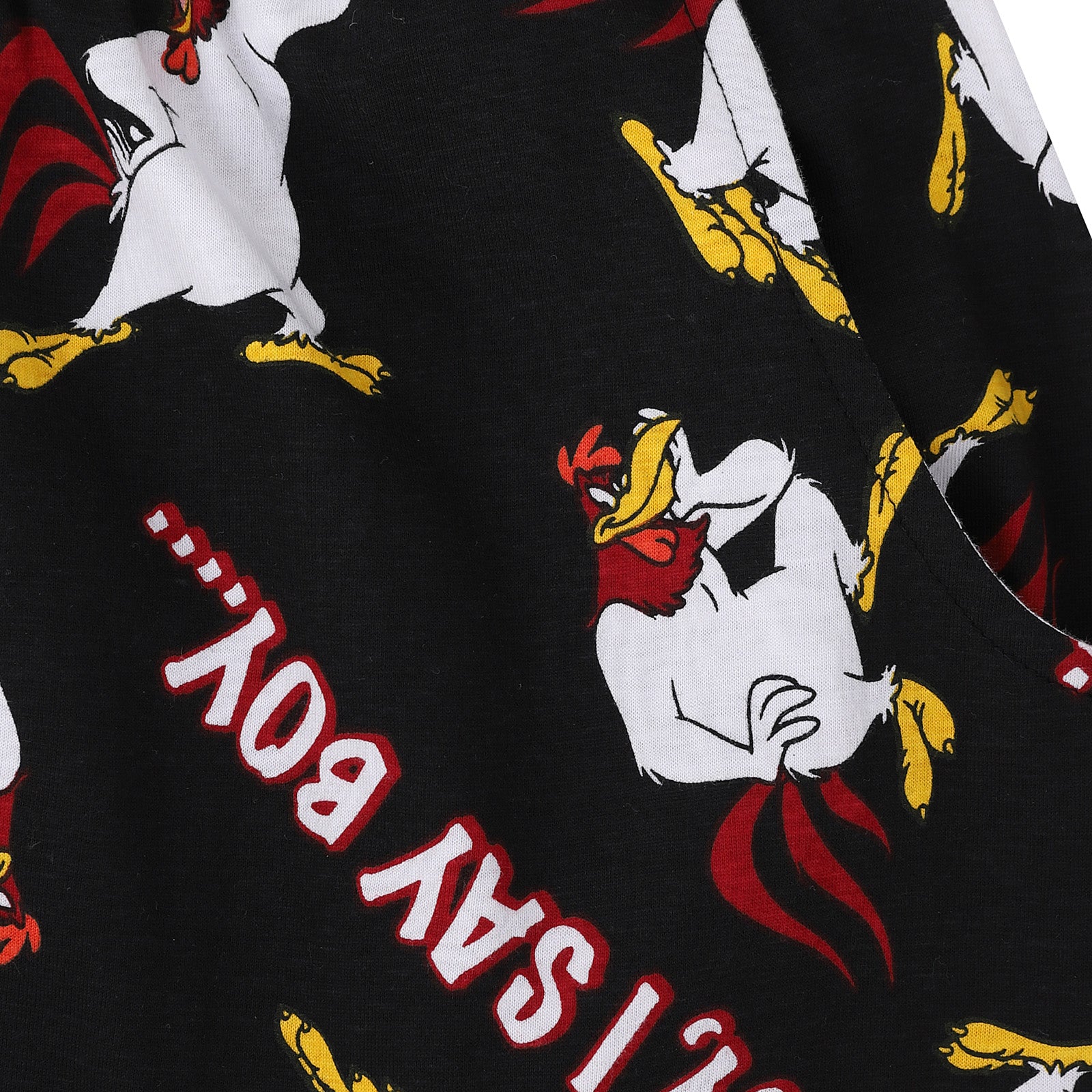 Looney Tunes adults pyjamas in blue with large character print to front.