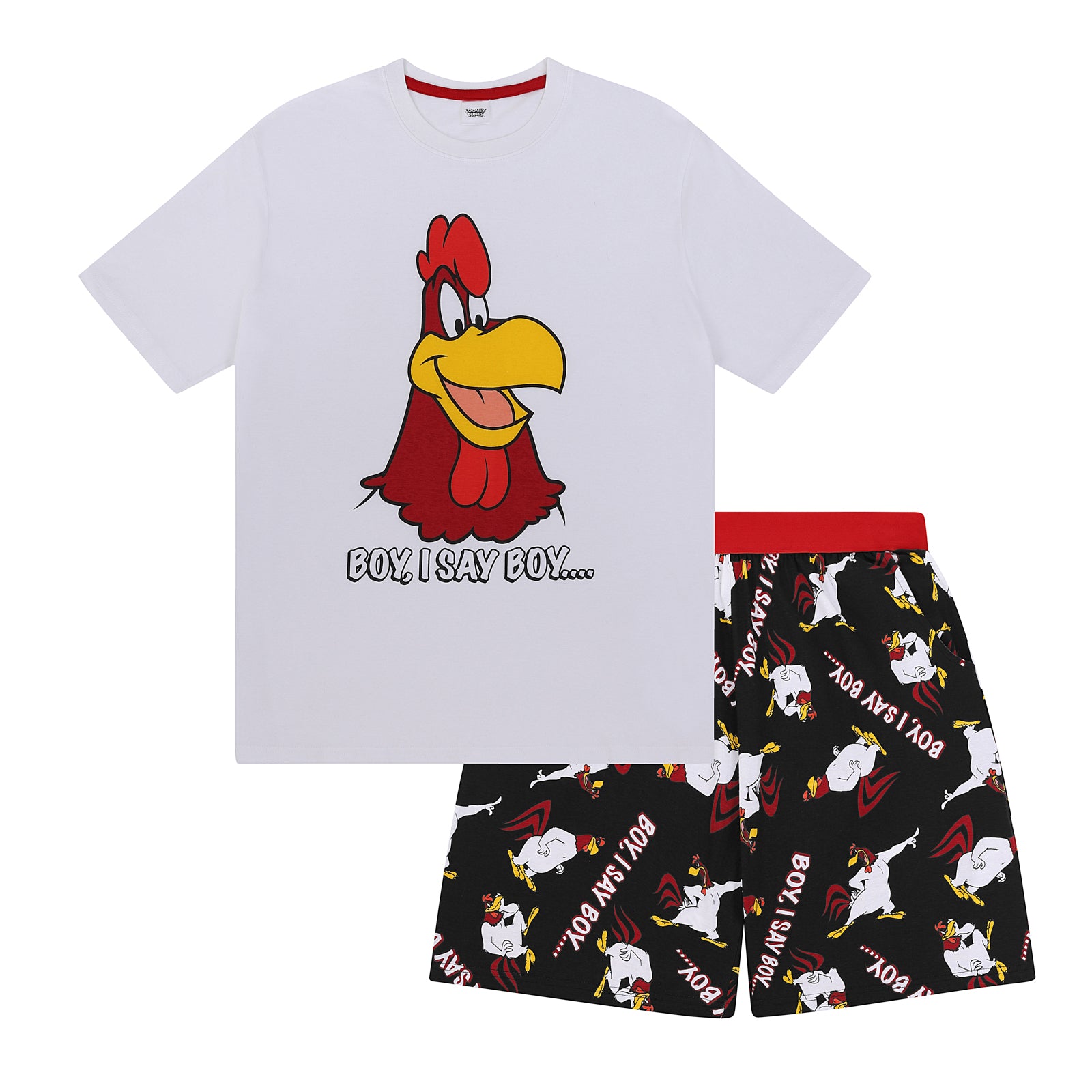 Looney Tunes adults pyjamas in blue with large character print to front.