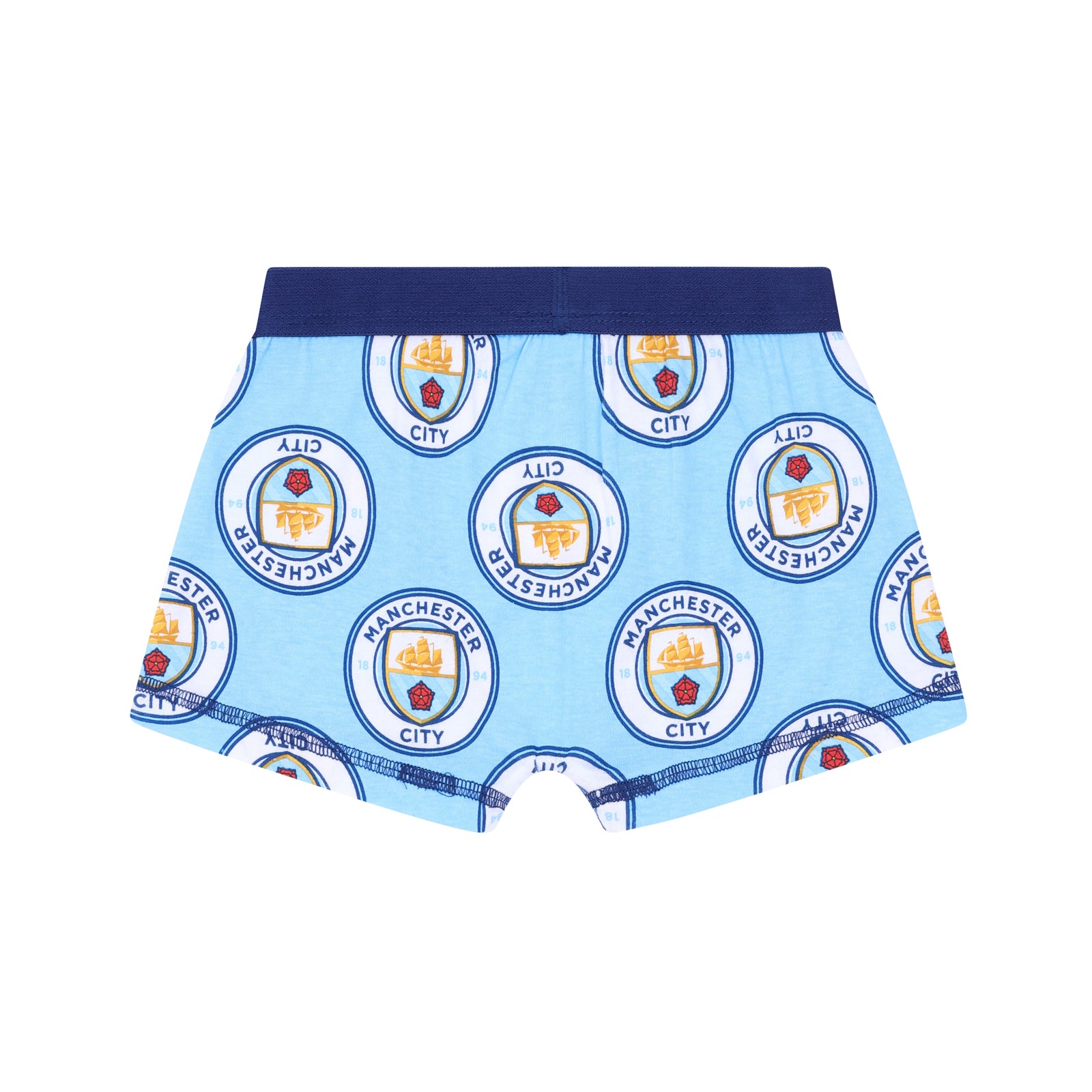 Man City boxer shorts & vest set for boys in blue