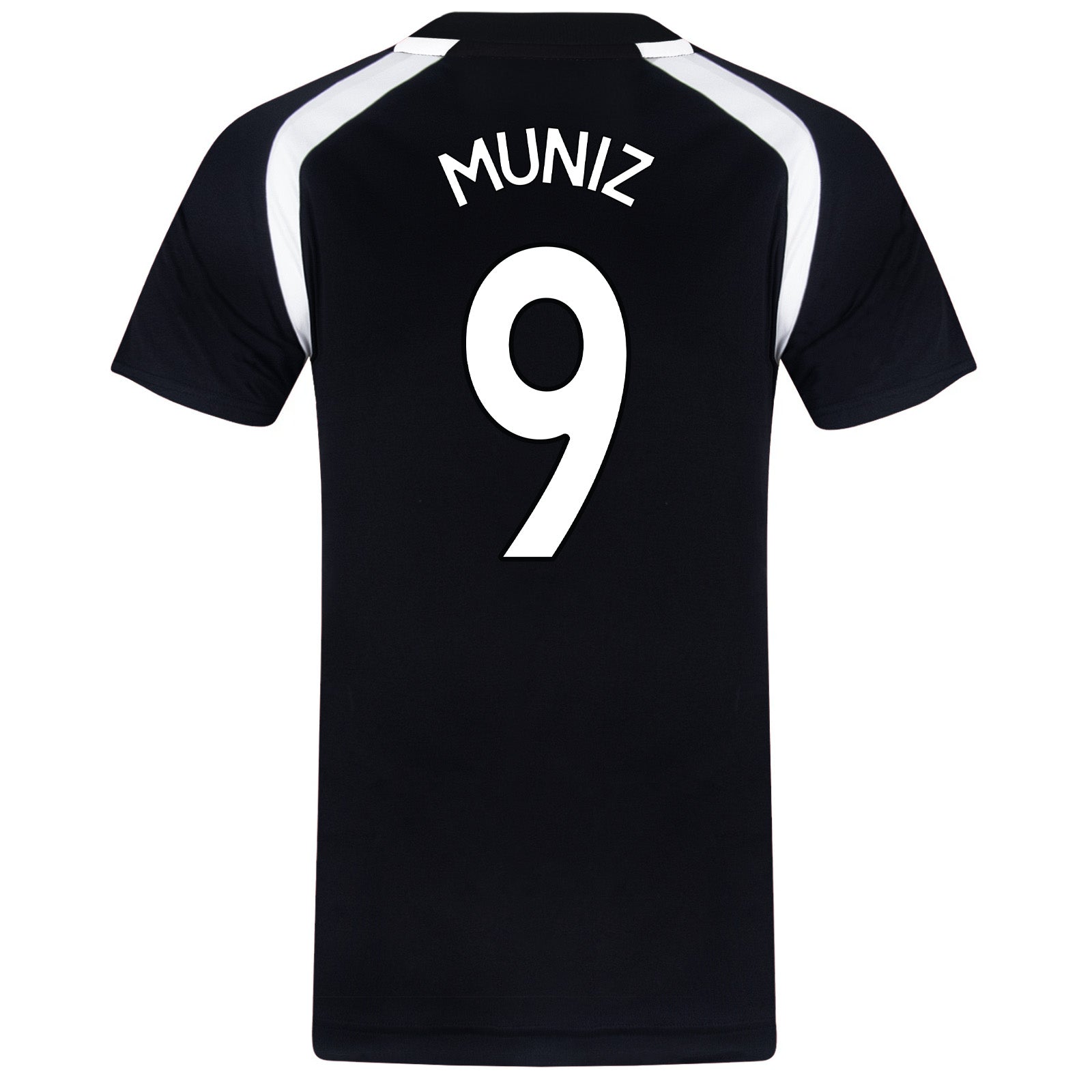 Fulham kids T-shirt in black with club crest to chest