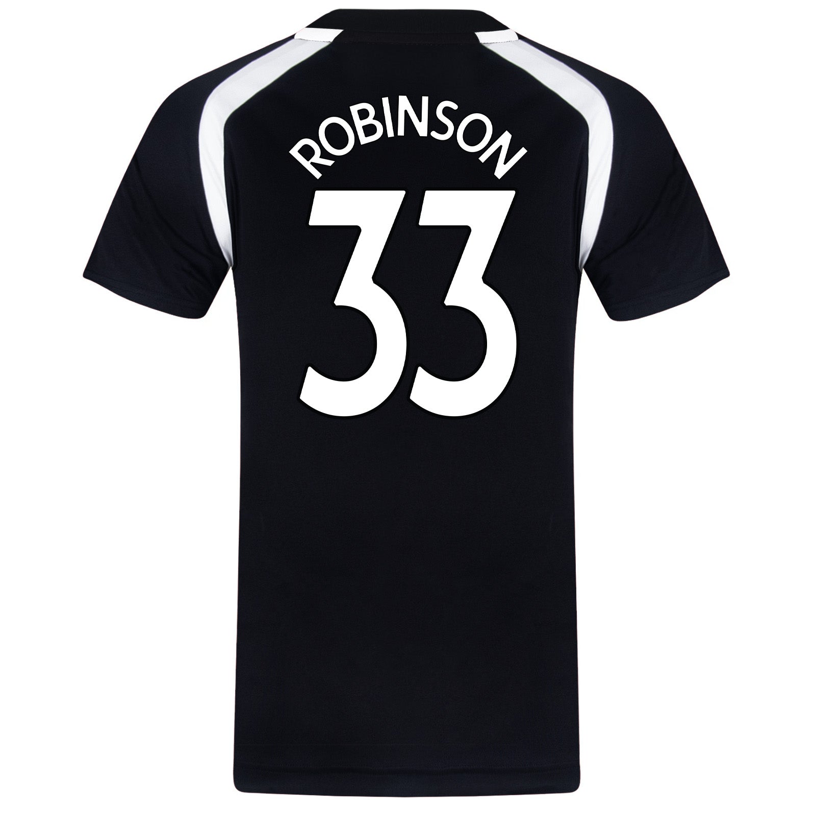 Fulham kids T-shirt in black with club crest to chest