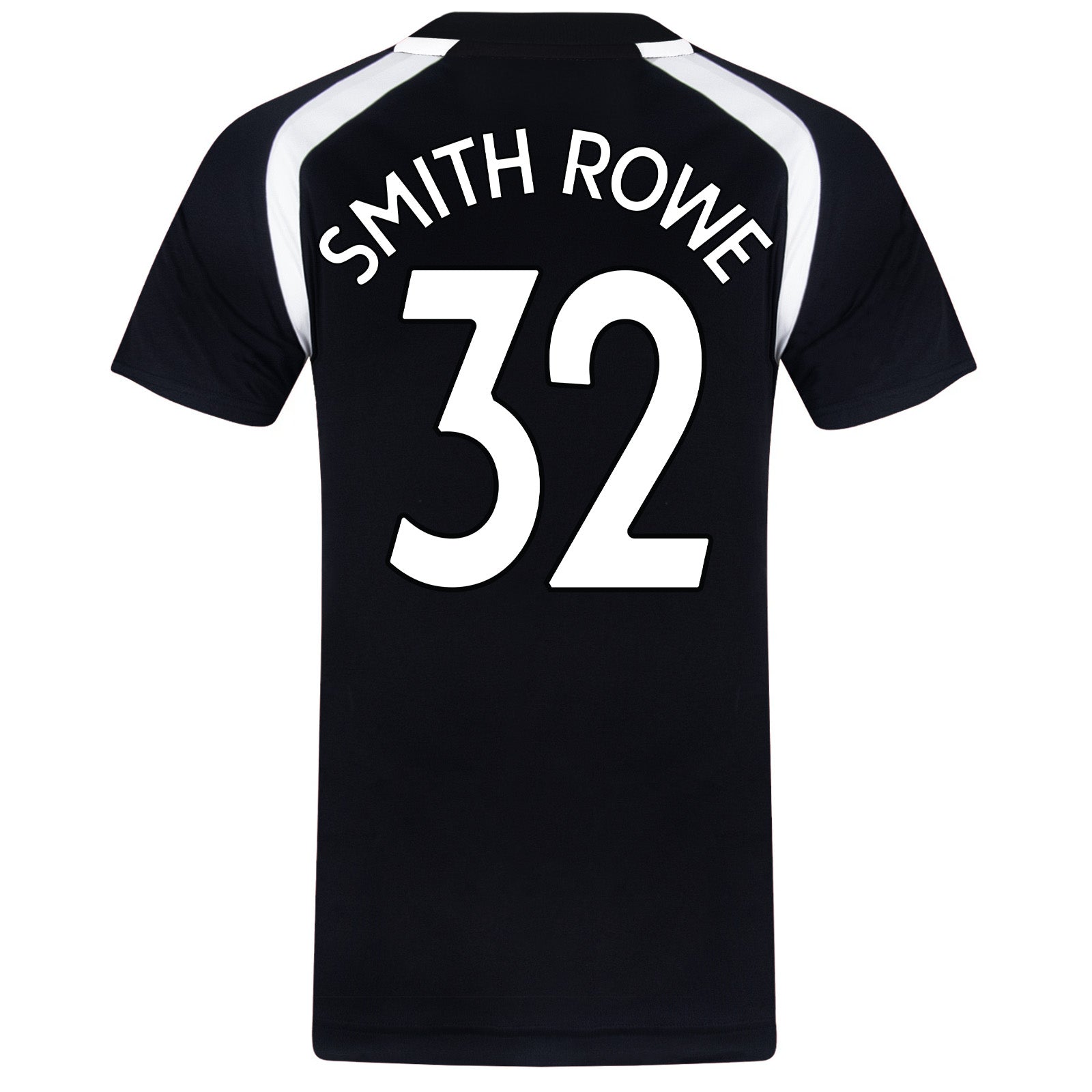 Fulham adults T-shirt in black with club crest chest