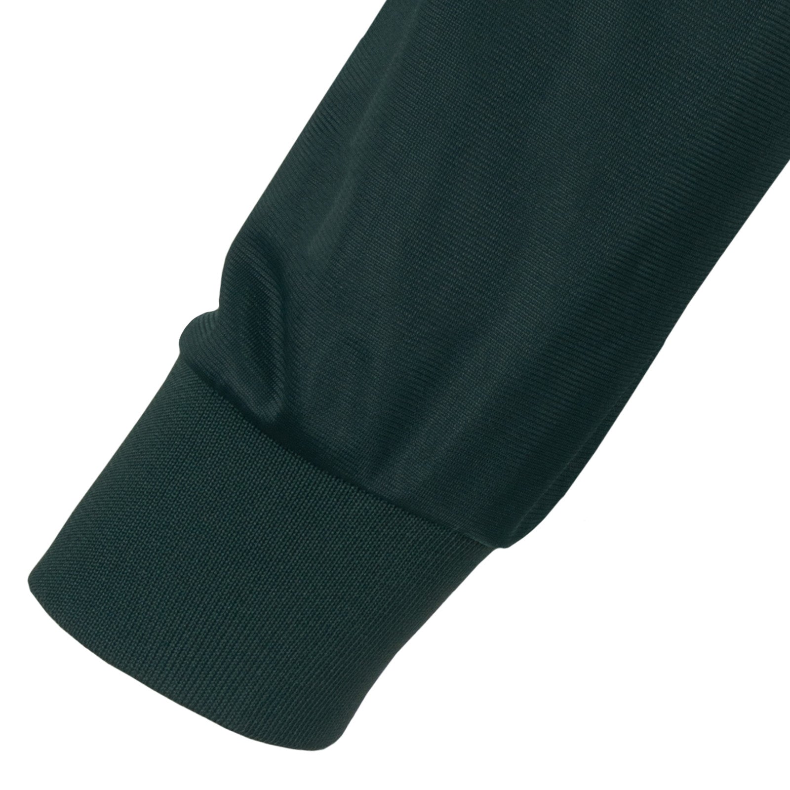 Celtic adults track jacket in forest green with club crest on the chest.