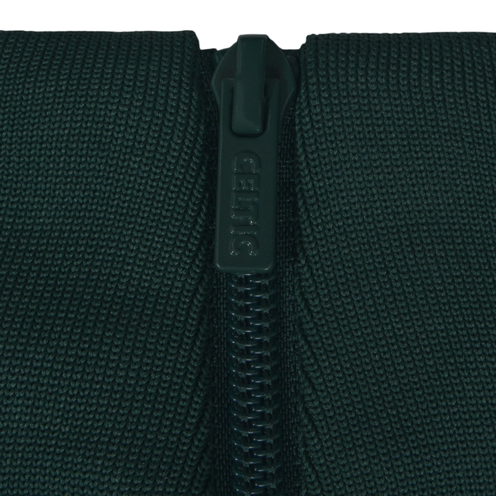 Celtic adults track jacket in forest green with club crest on the chest.
