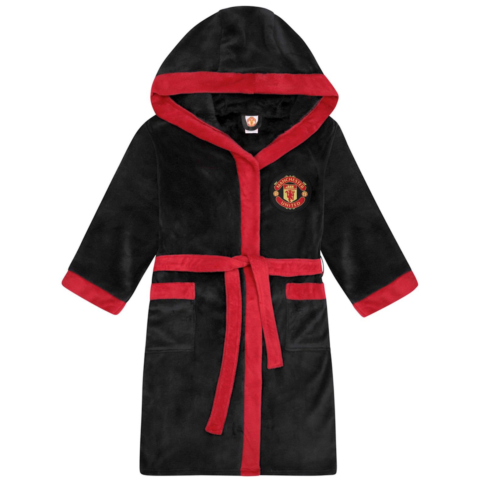 Man United dressing gown for men in black