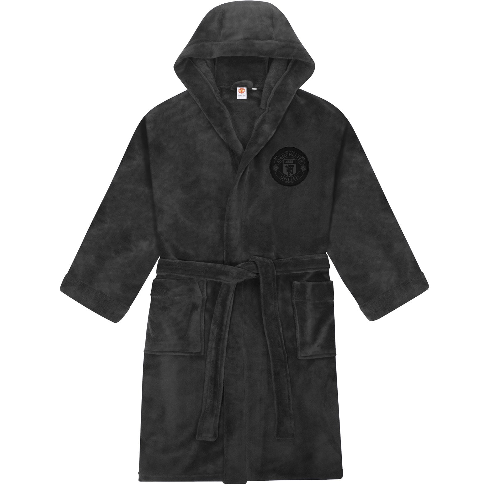 Man United dressing gown for men in grey