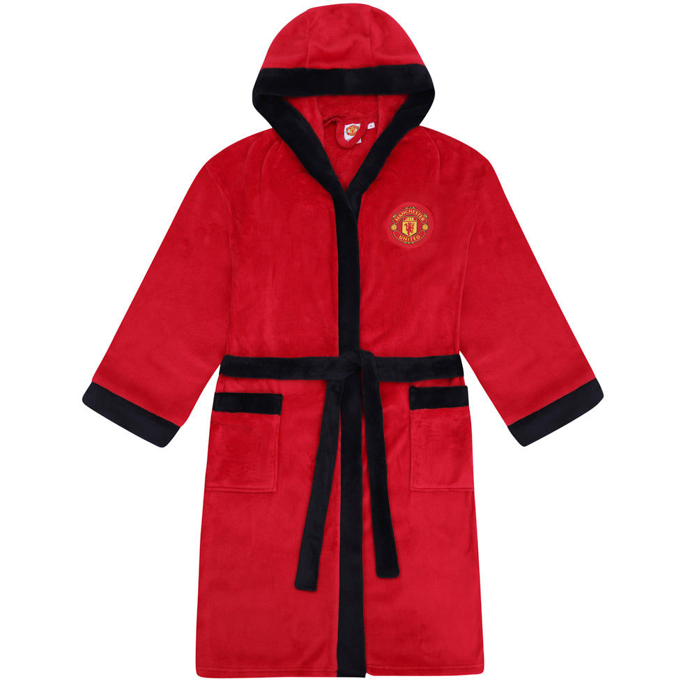 Man United dressing gown for men in red