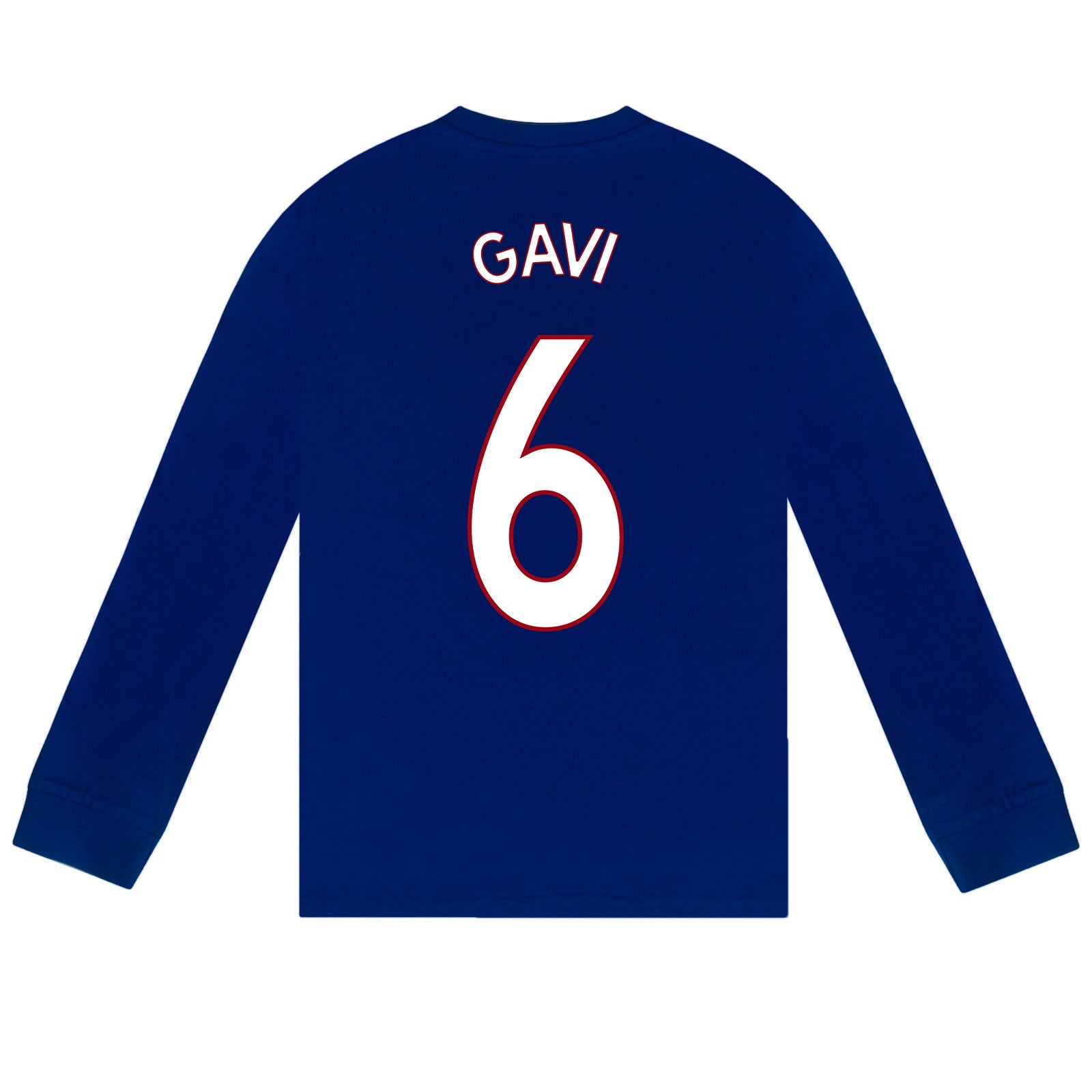 FC Barcelona kids long pyjamas in reflex blue. Long sleeve top featuring the club crest. Long legged bottoms with the club crest and Barca Text.