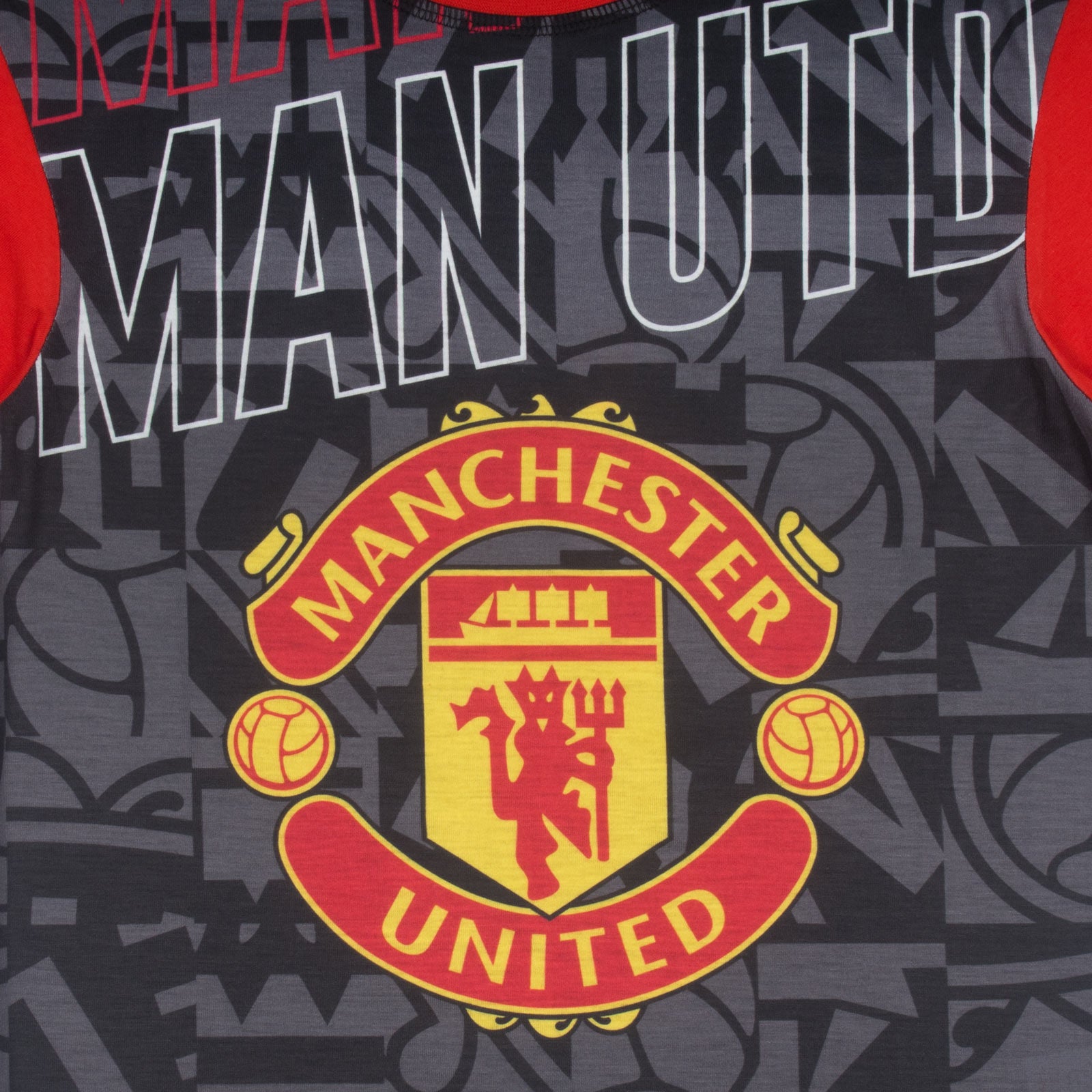 Manchester United long pyjamas for kids in red