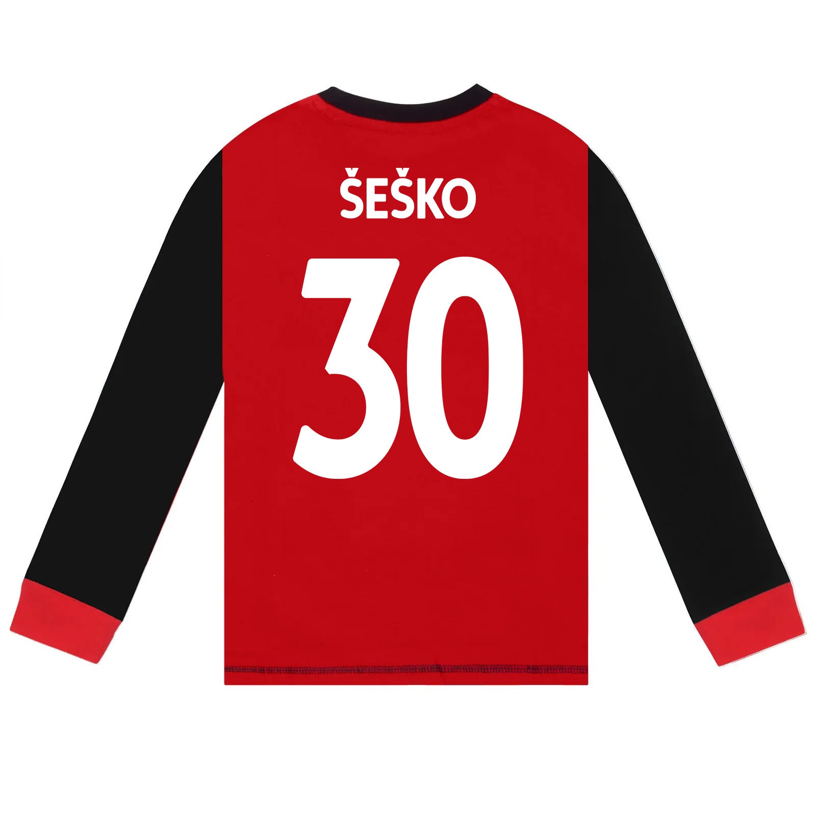 Manchester United long pyjamas for kids in red