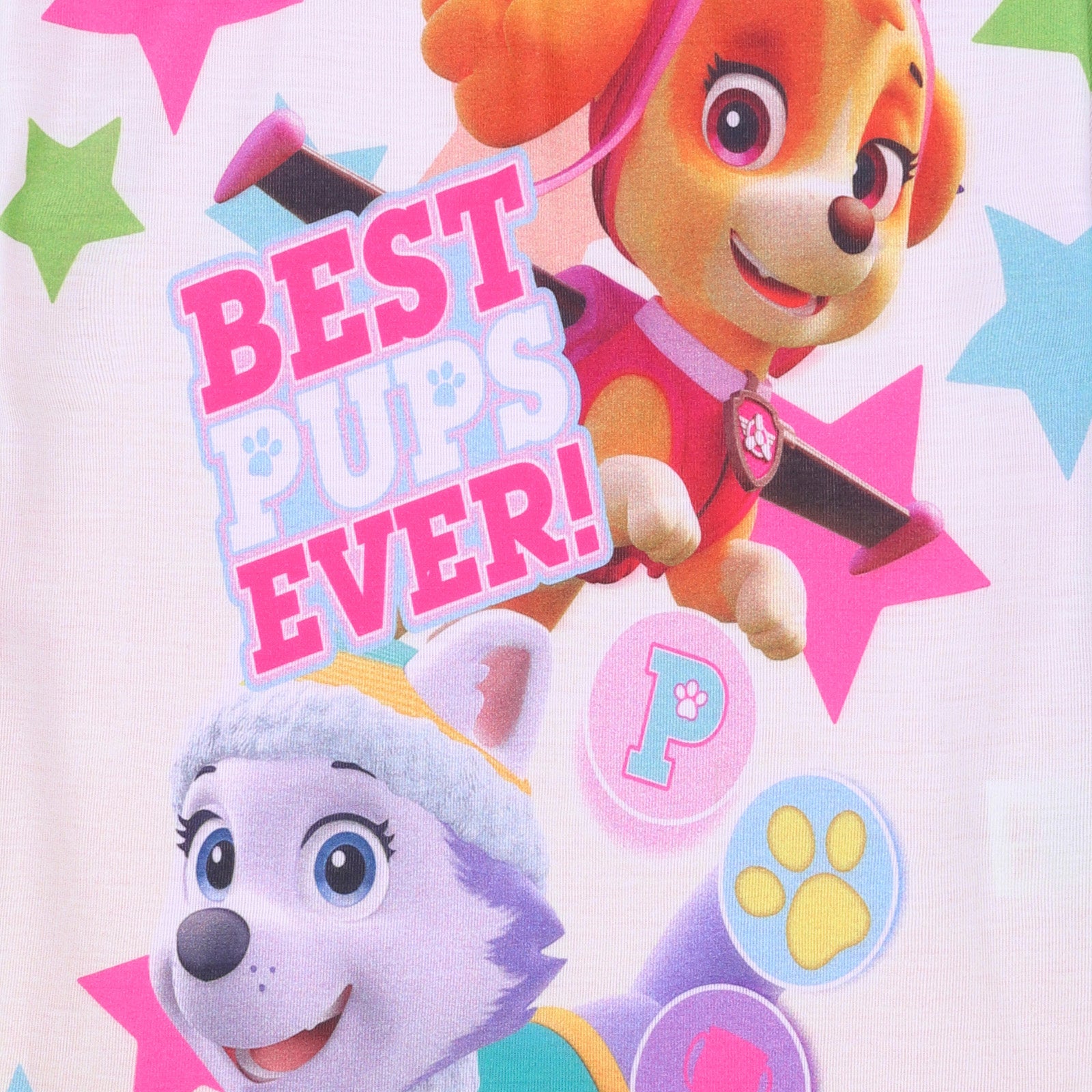 PAW Patrol kids pyjamas in blue. Short sleeve top with large character graphic to front and long bottoms.