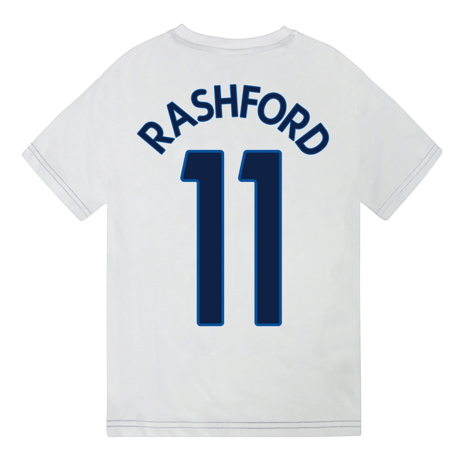England kids pyjamas in white. Short sleeve top with graphic and shorts with 3 Lions logo to the left leg.