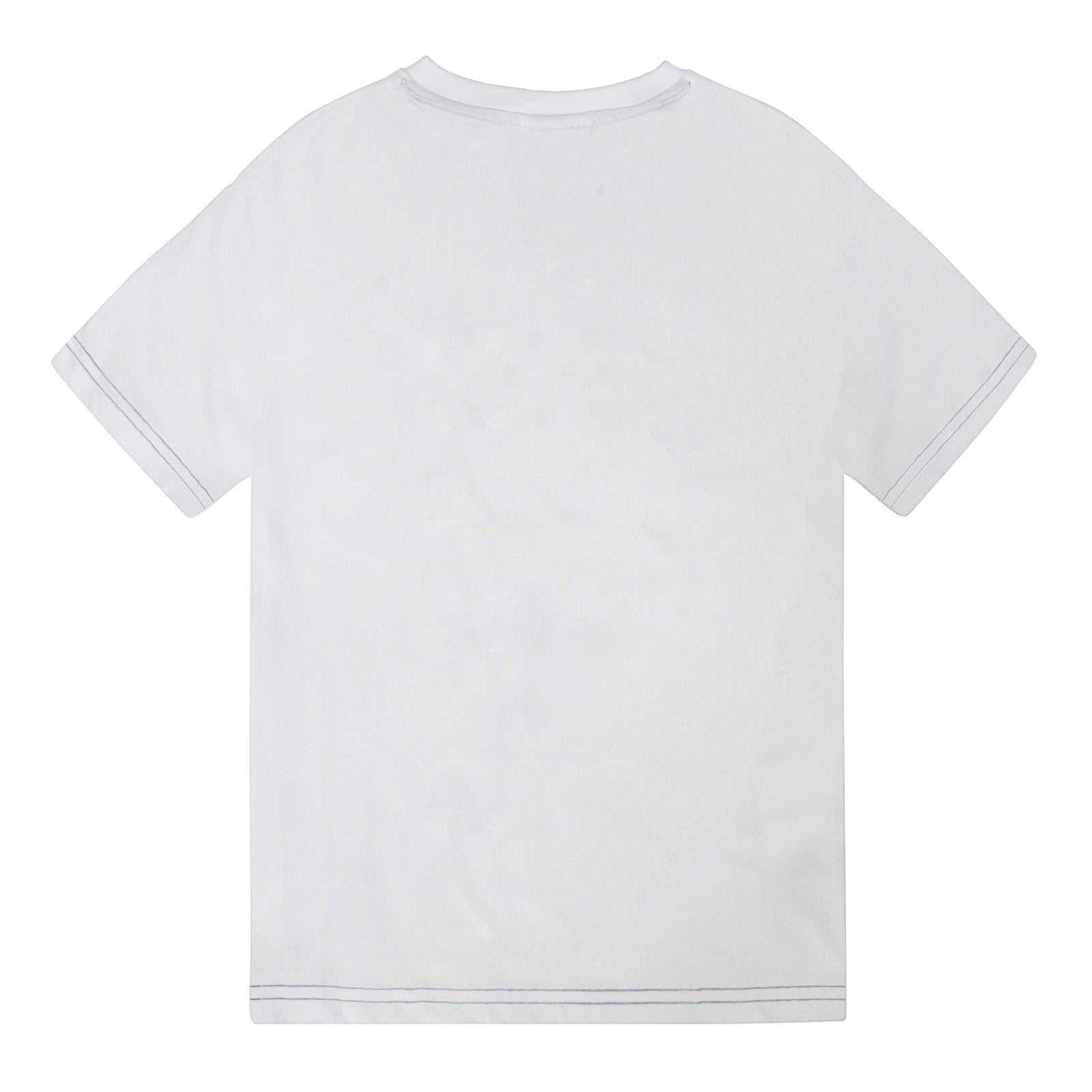 England kids pyjamas in white. Short sleeve top with graphic and shorts with 3 Lions logo to the left leg.