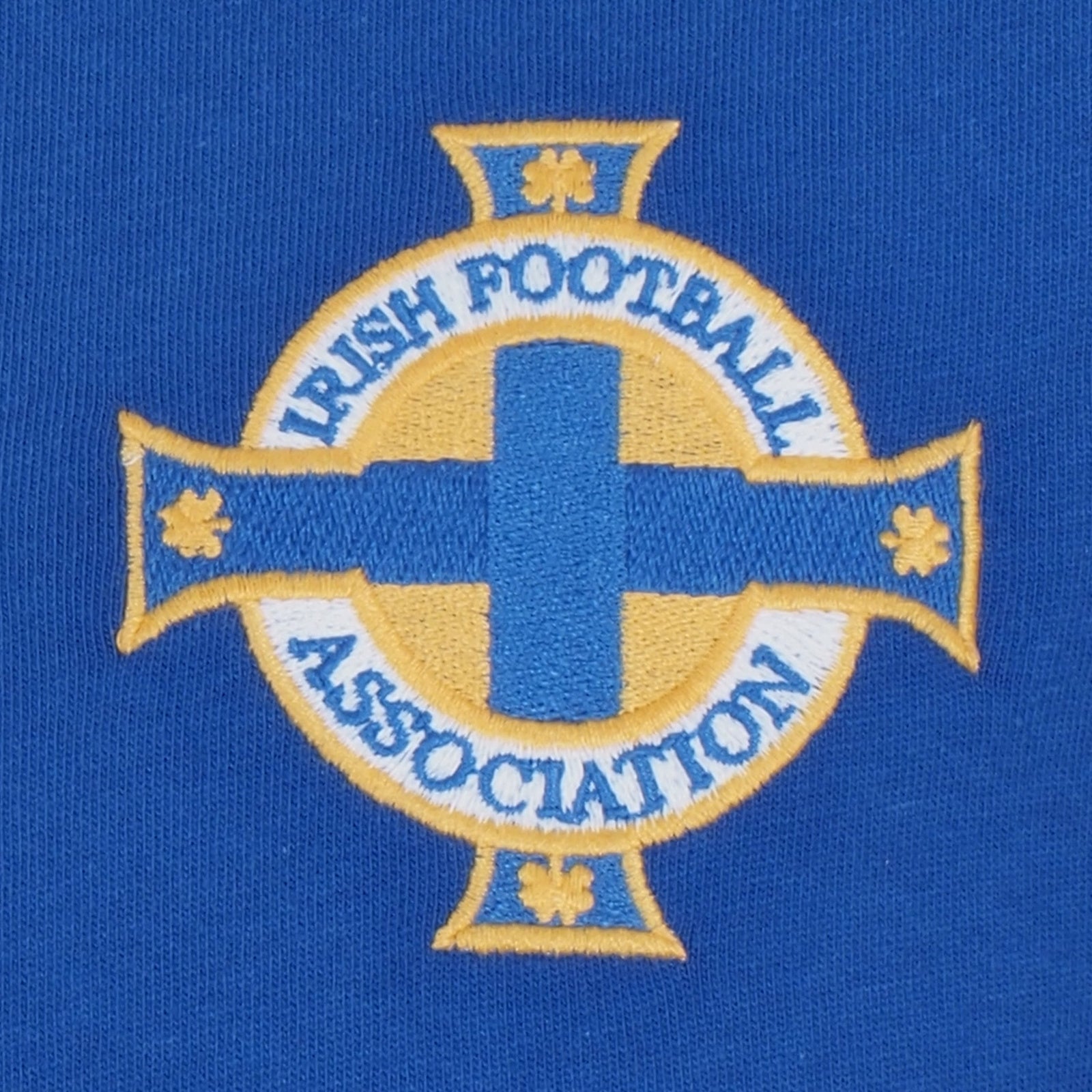 Northern Ireland retro football shirt in blue with crest to chest & No.11 to back