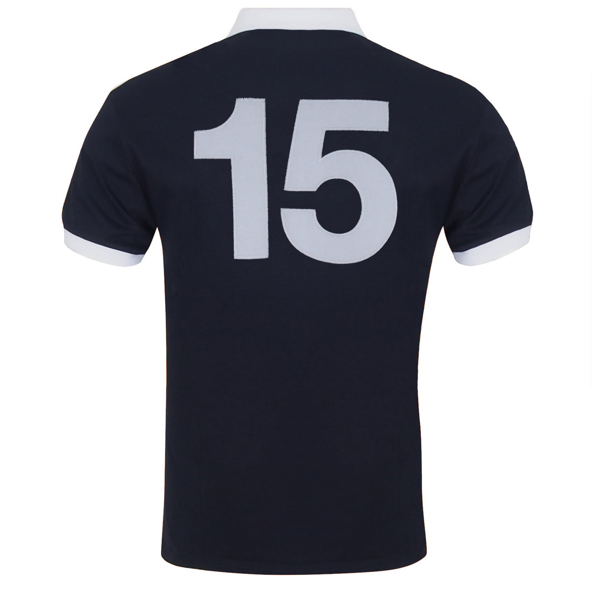 Scotland retro football shirt 1967 in navy blue with crest to chest and No.10 on back