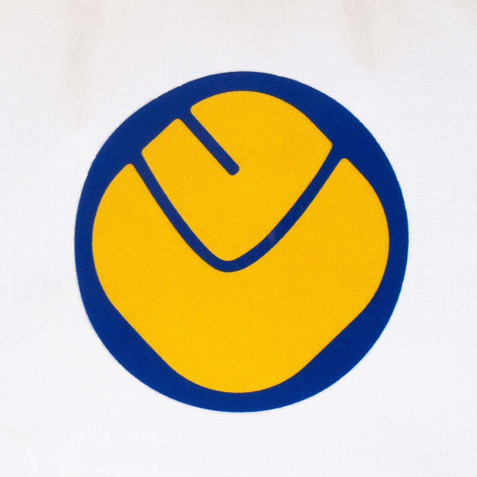 Leeds United bucket hat in white, blue and yellow