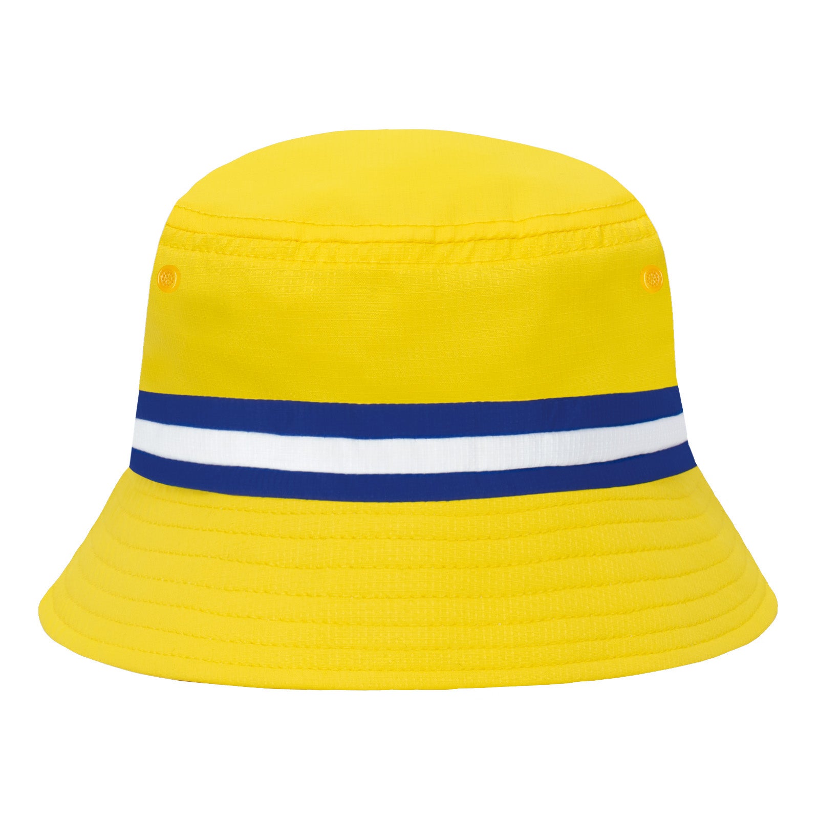 Leeds United bucket hat in yellow, blue and white