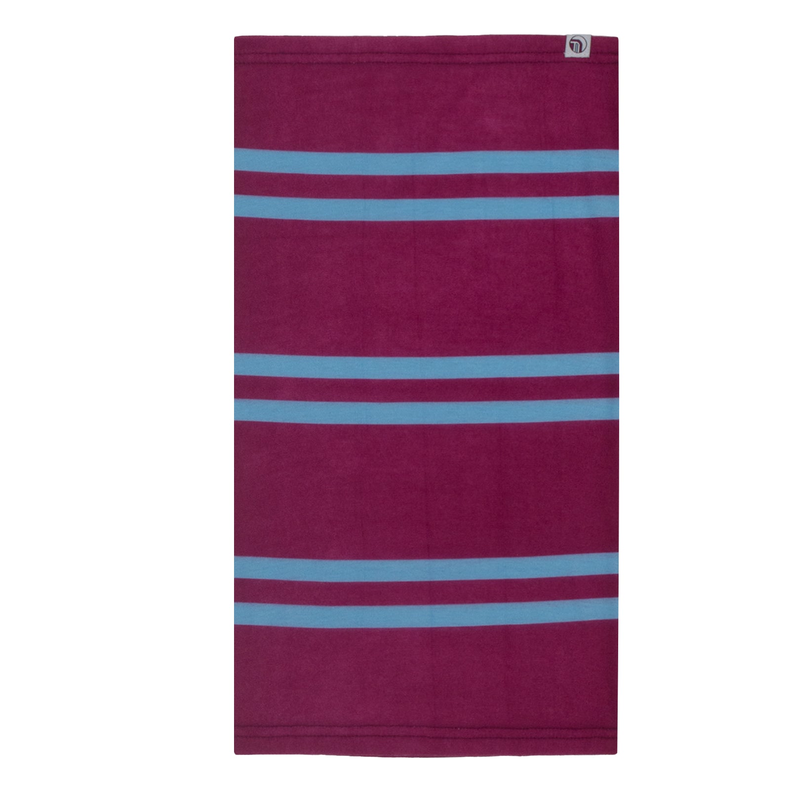 Aston Villa snood in retro football bar scarf design in claret.