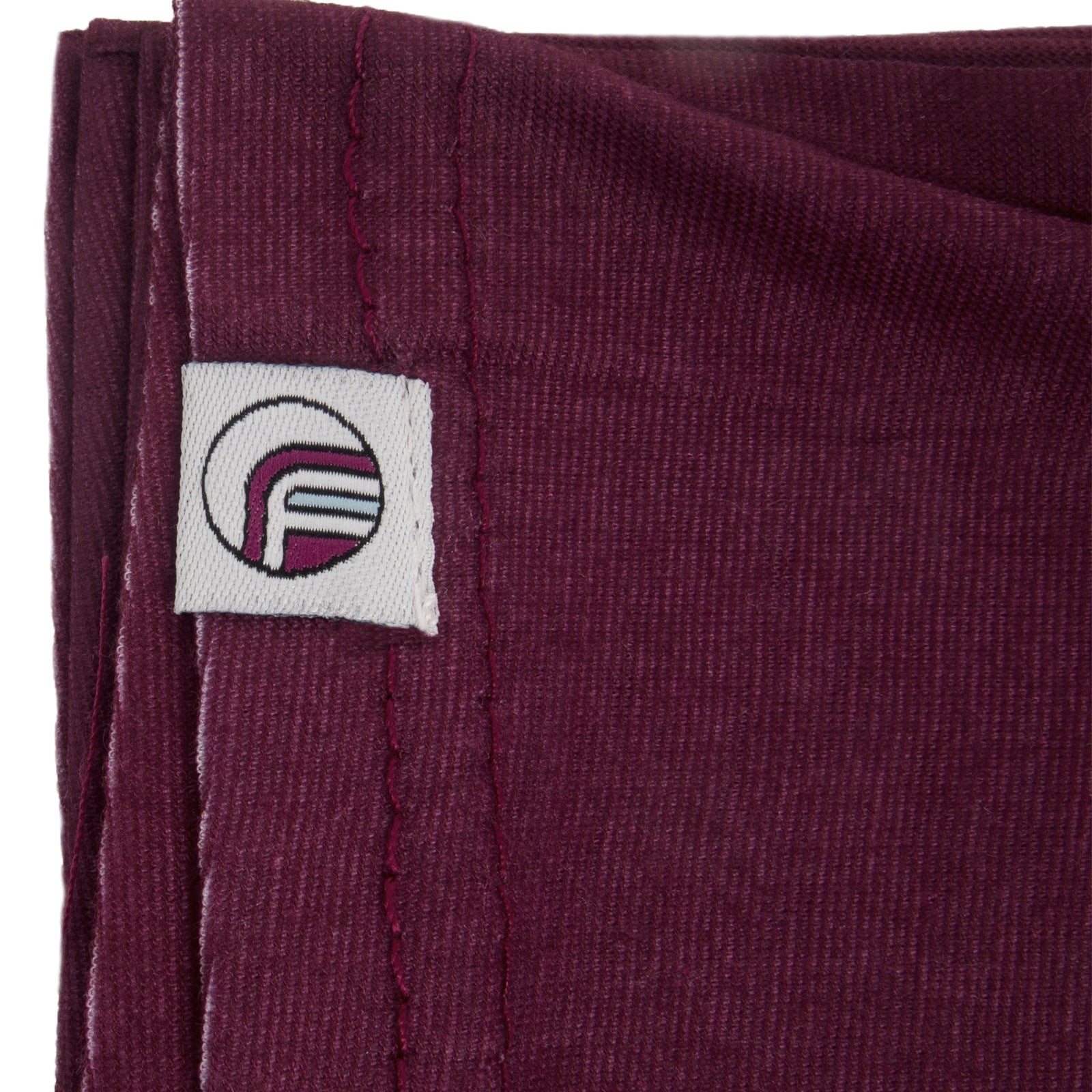 Aston Villa snood in retro football bar scarf design in claret.