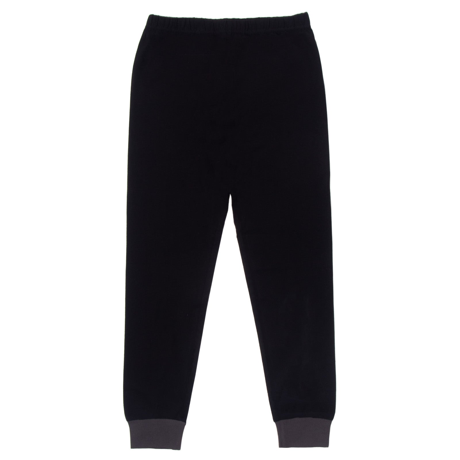 Newcastle Utd kids long pyjamas in black with long sleeve top with graphic crest with long legged bottoms