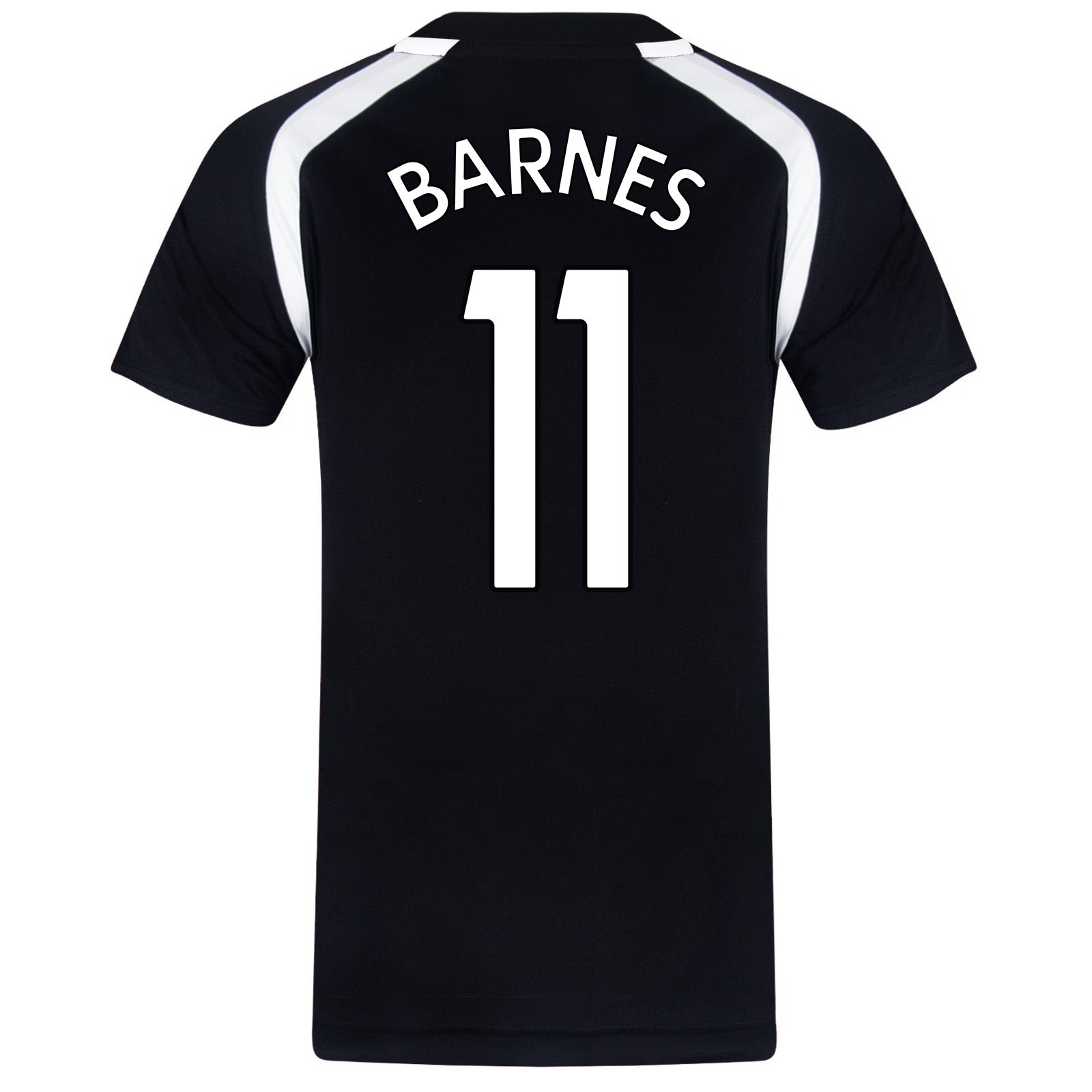 Newcastle United adults T-shirt in black with club crest to chest.