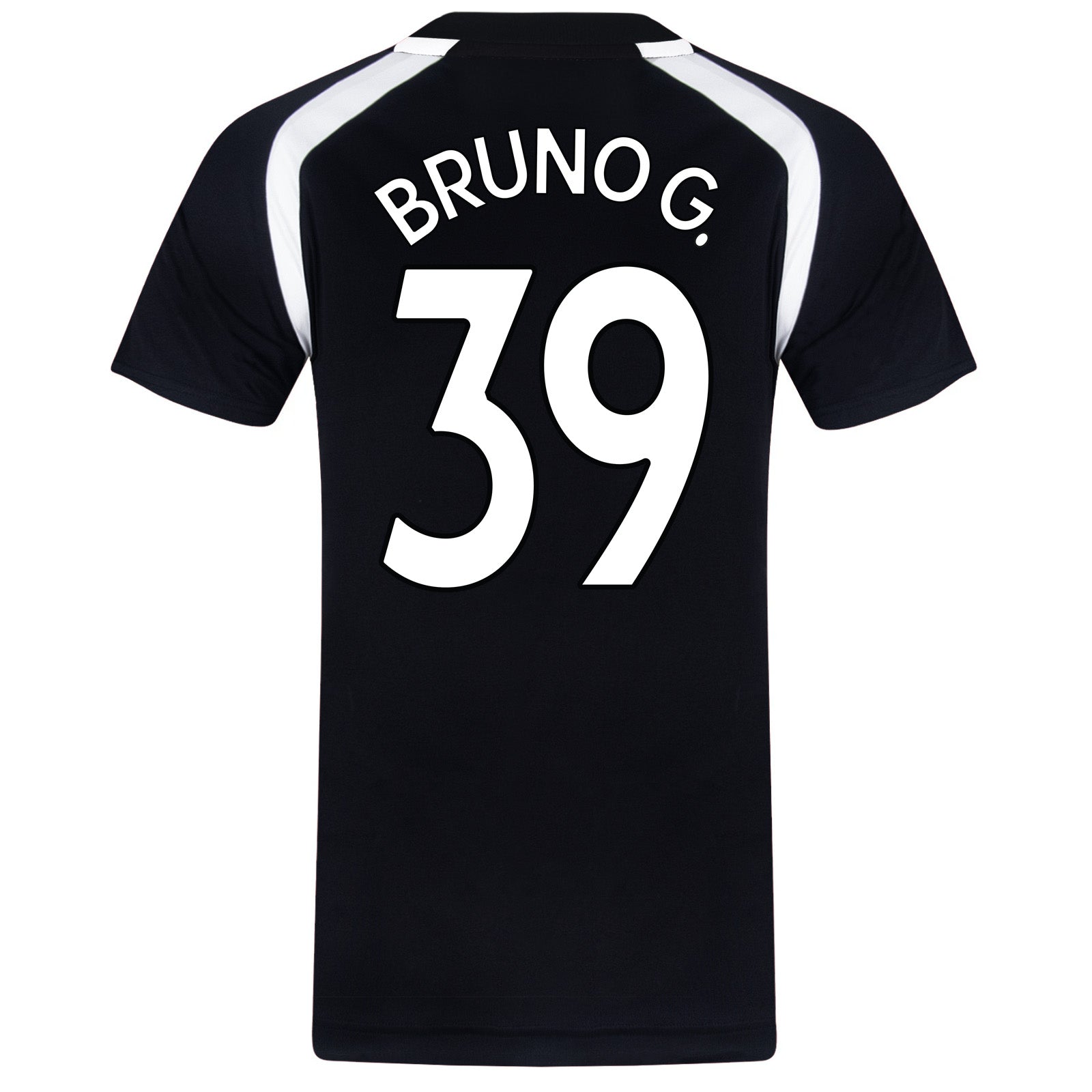 Newcastle United adults T-shirt in black with club crest to chest.