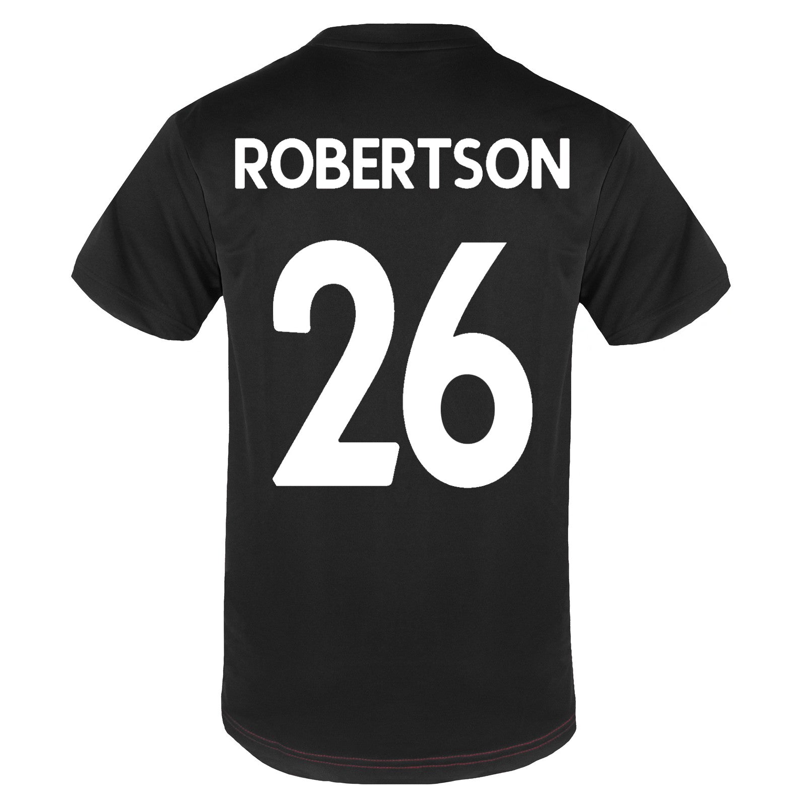 Liverpool adults T-shirt in black with club crest to chest