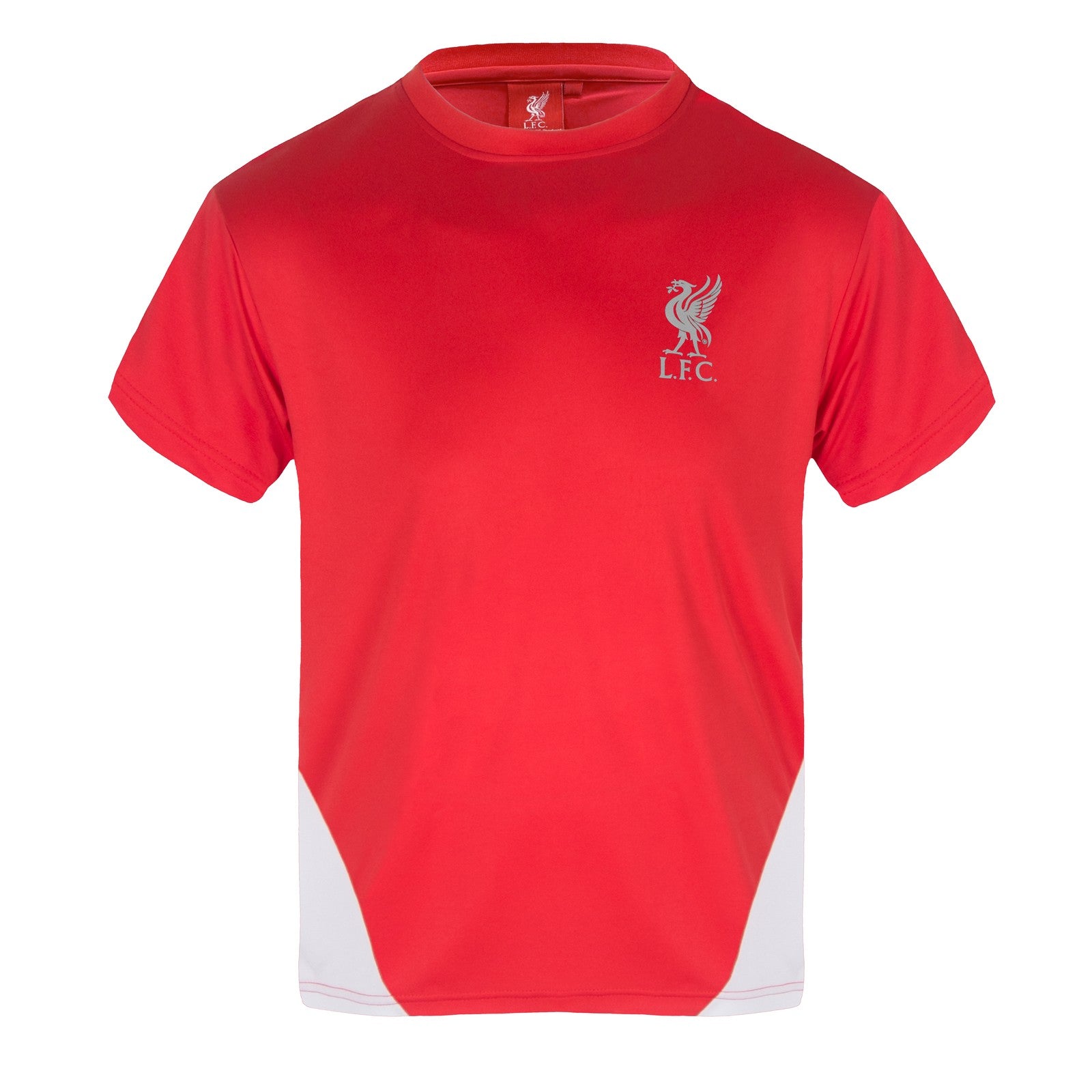Liverpool kids T-shirt in red & white with club crest to chest