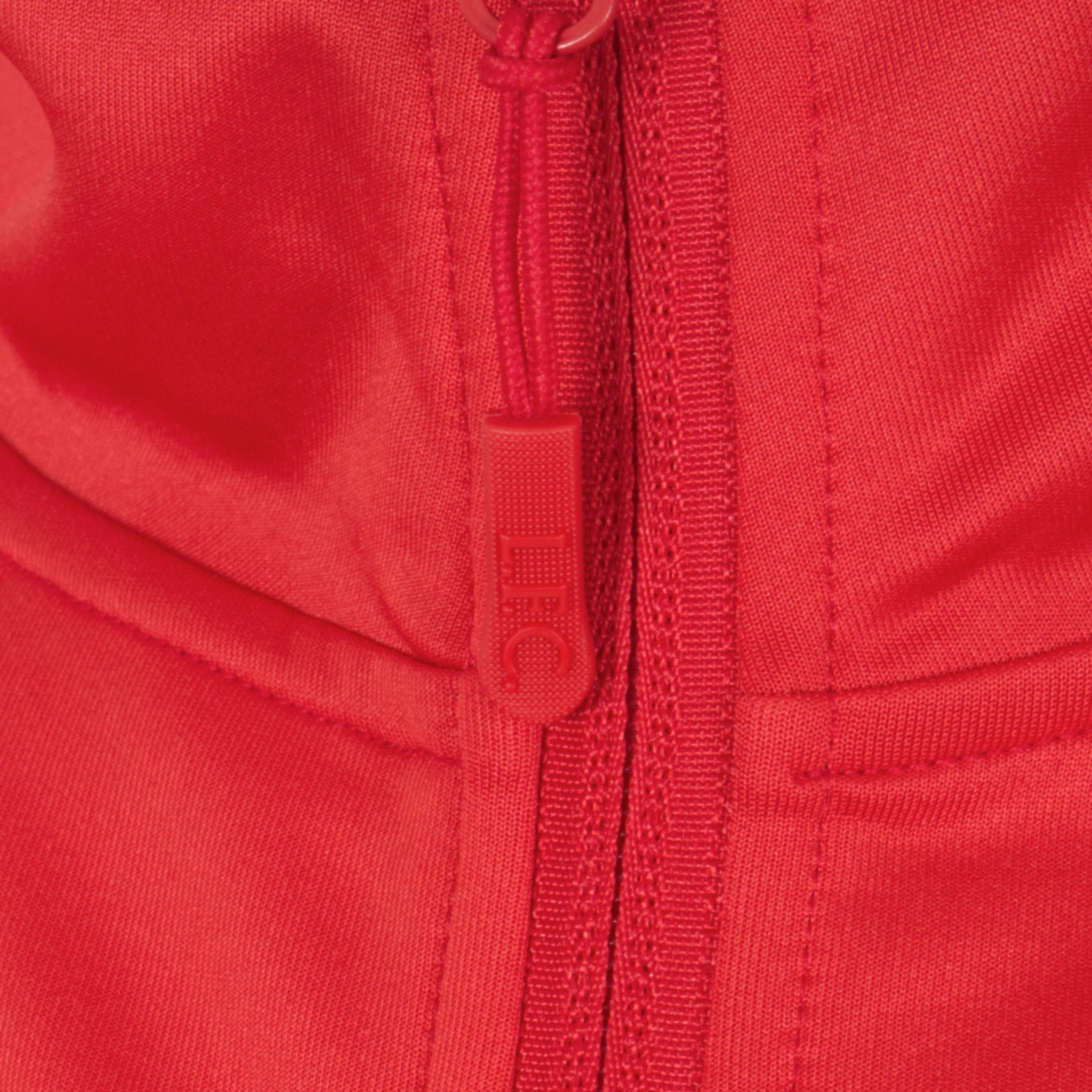 Liverpool adults tracksuit in black with club crest to chest and left thigh