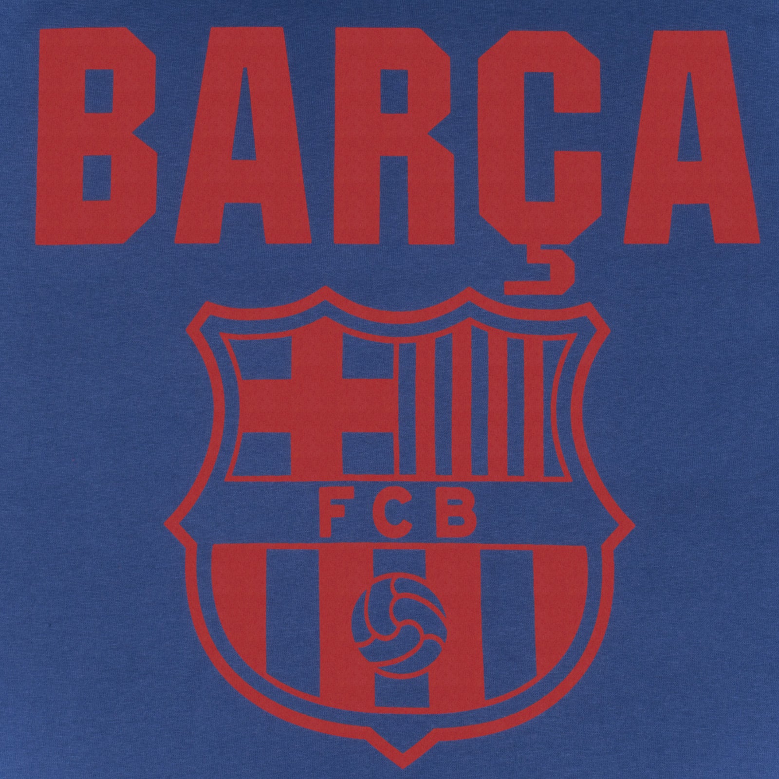 FC Barcelona adults T-Shirt in blue with large crest print to front