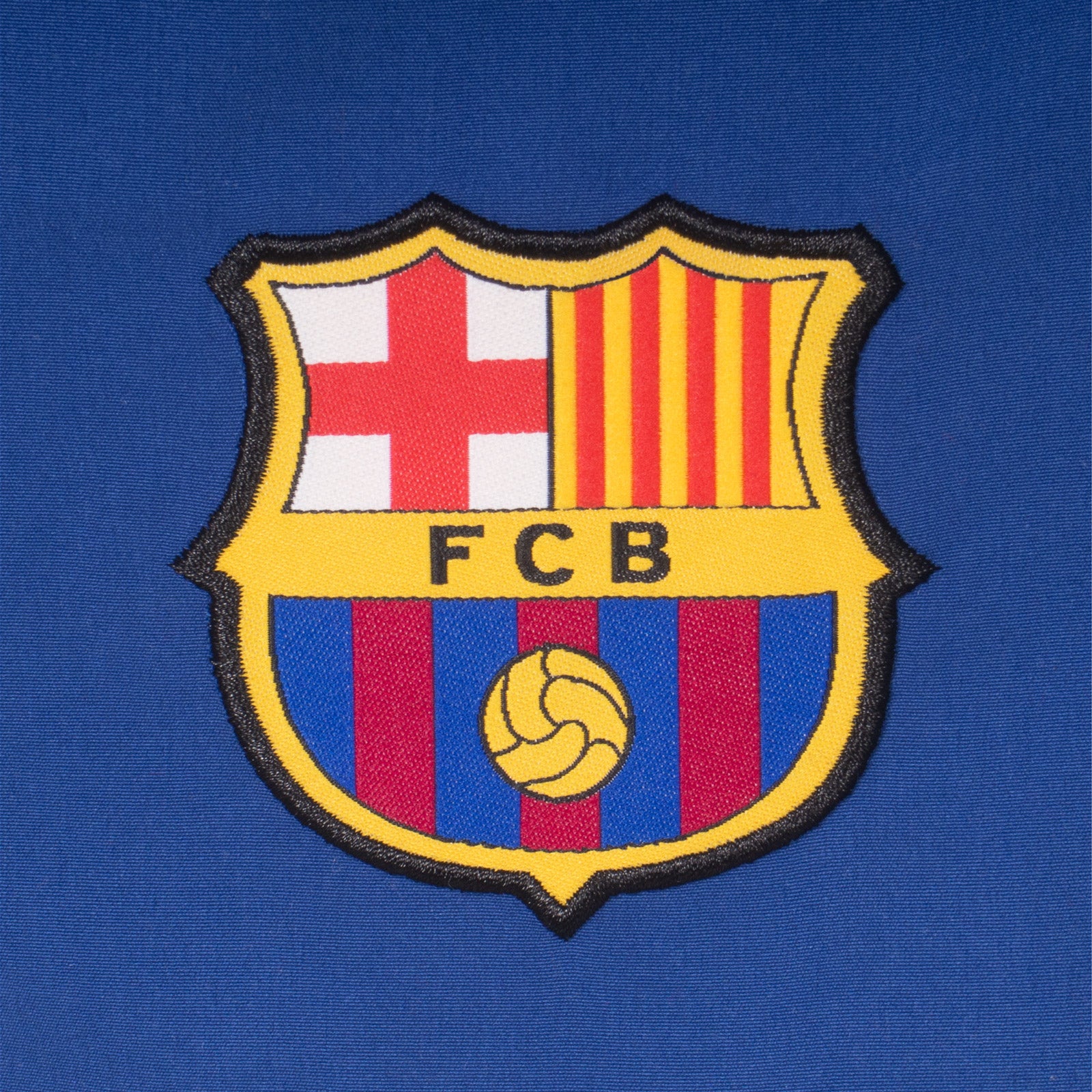 FC Barcelona adults fleece shorts in blue with crest to left leg and pockets to front & back.