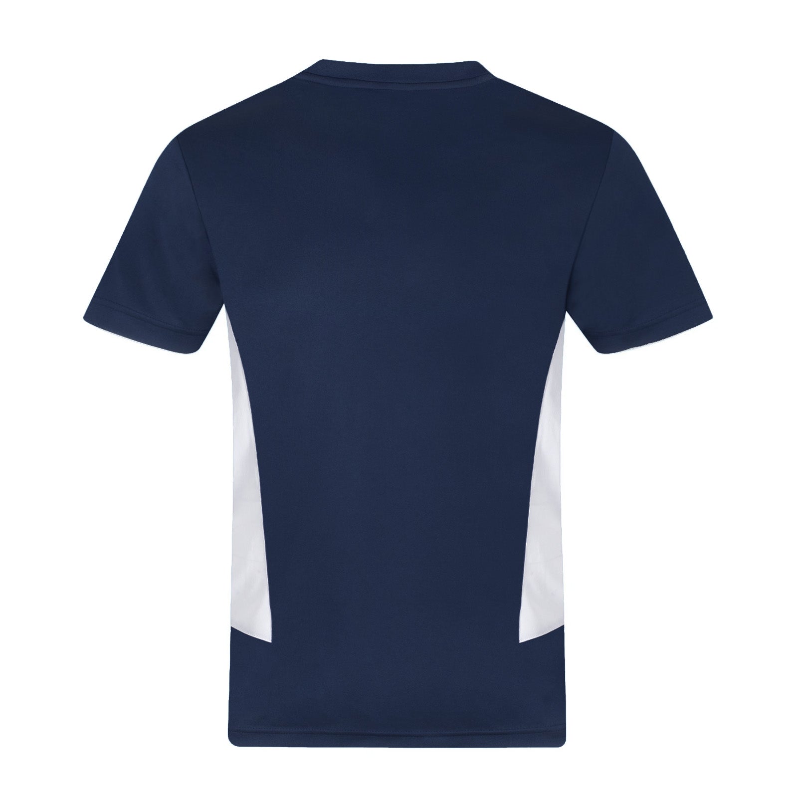 Scotland FA kids polyester T-shirt in navy blue with national team crest to chest.