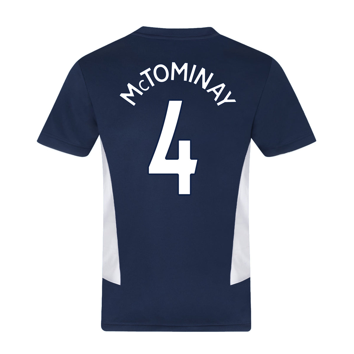 Scotland FA kids polyester T-shirt in navy blue with woven crest to chest.