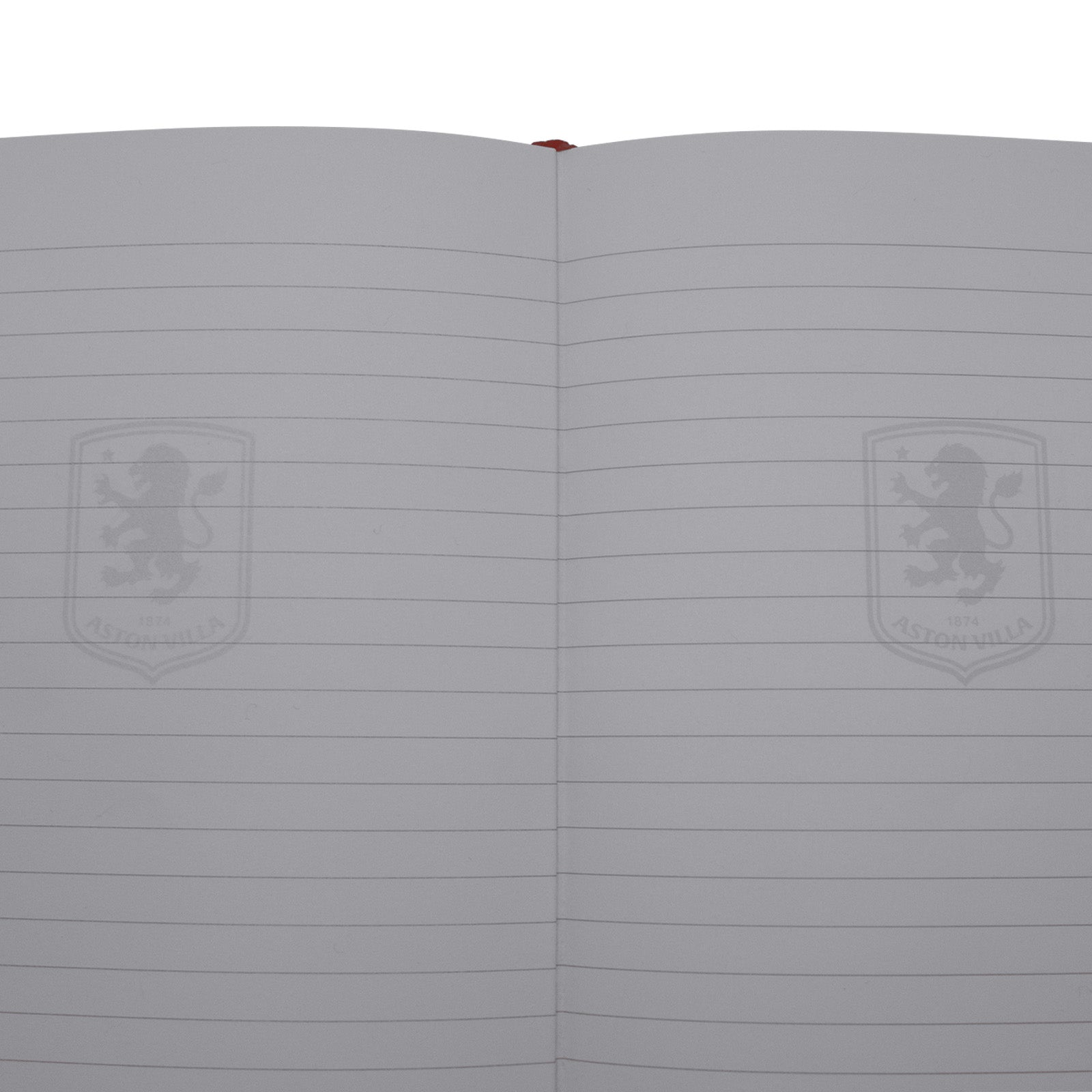 Aston Villa notebook & pen in black with silver foil crest in club design gift box.