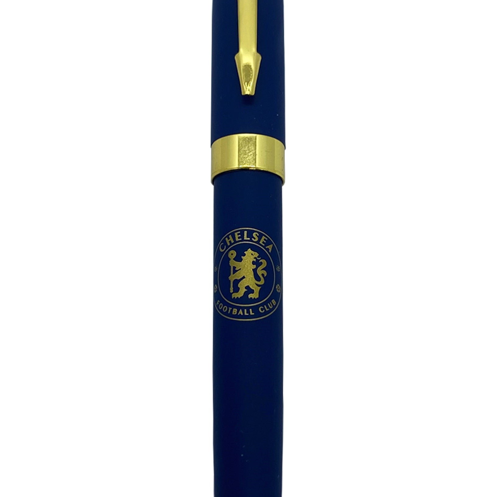 Chelsea pen in blue with club crest in club design gift box