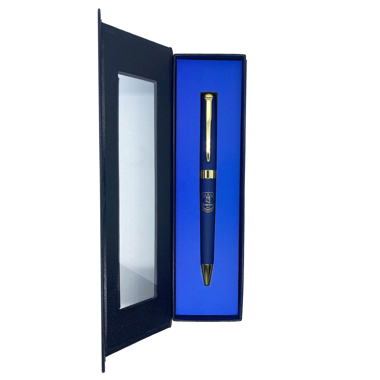 Everton pen in blue with club crest in club design gift box