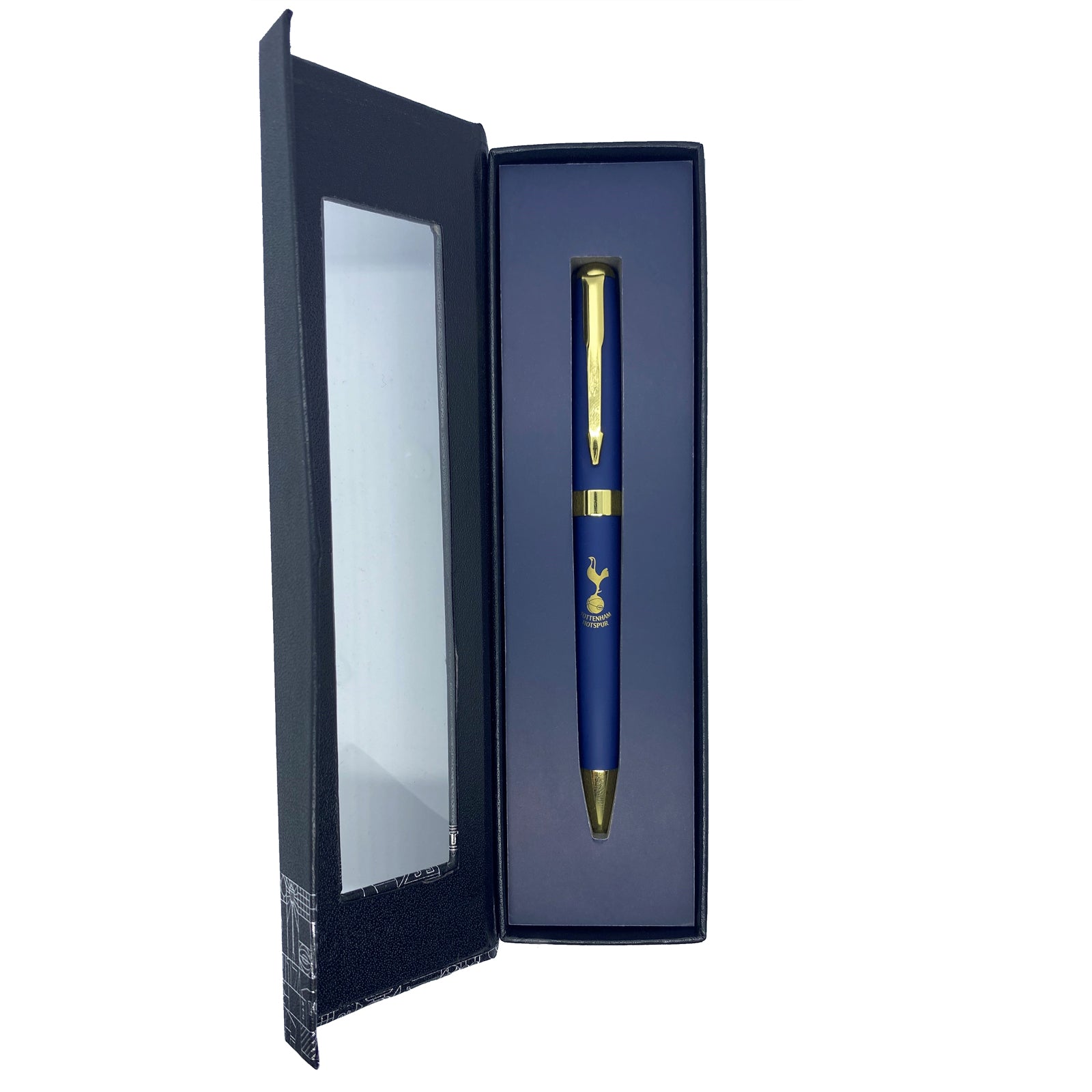Spurs pen in blue with club crest in club design gift box