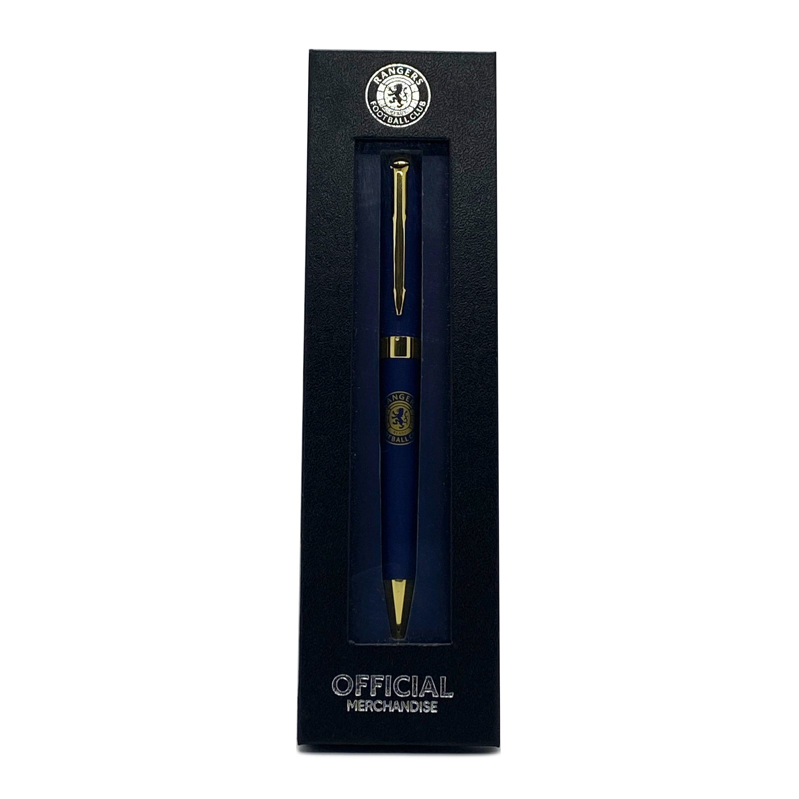 Rangers pen in blue with club crest in club design gift box