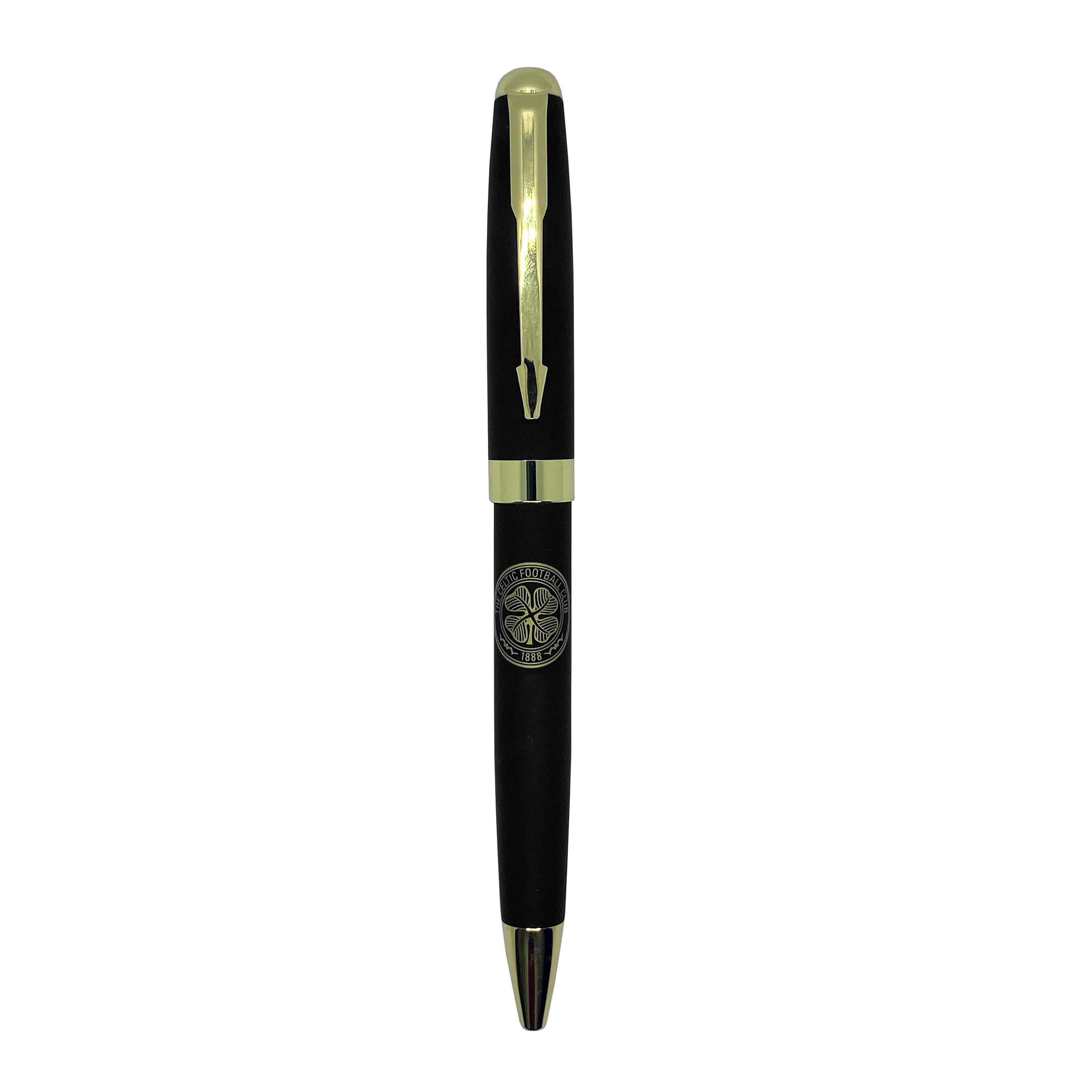 Celtic pen in black with club crest in club design gift box