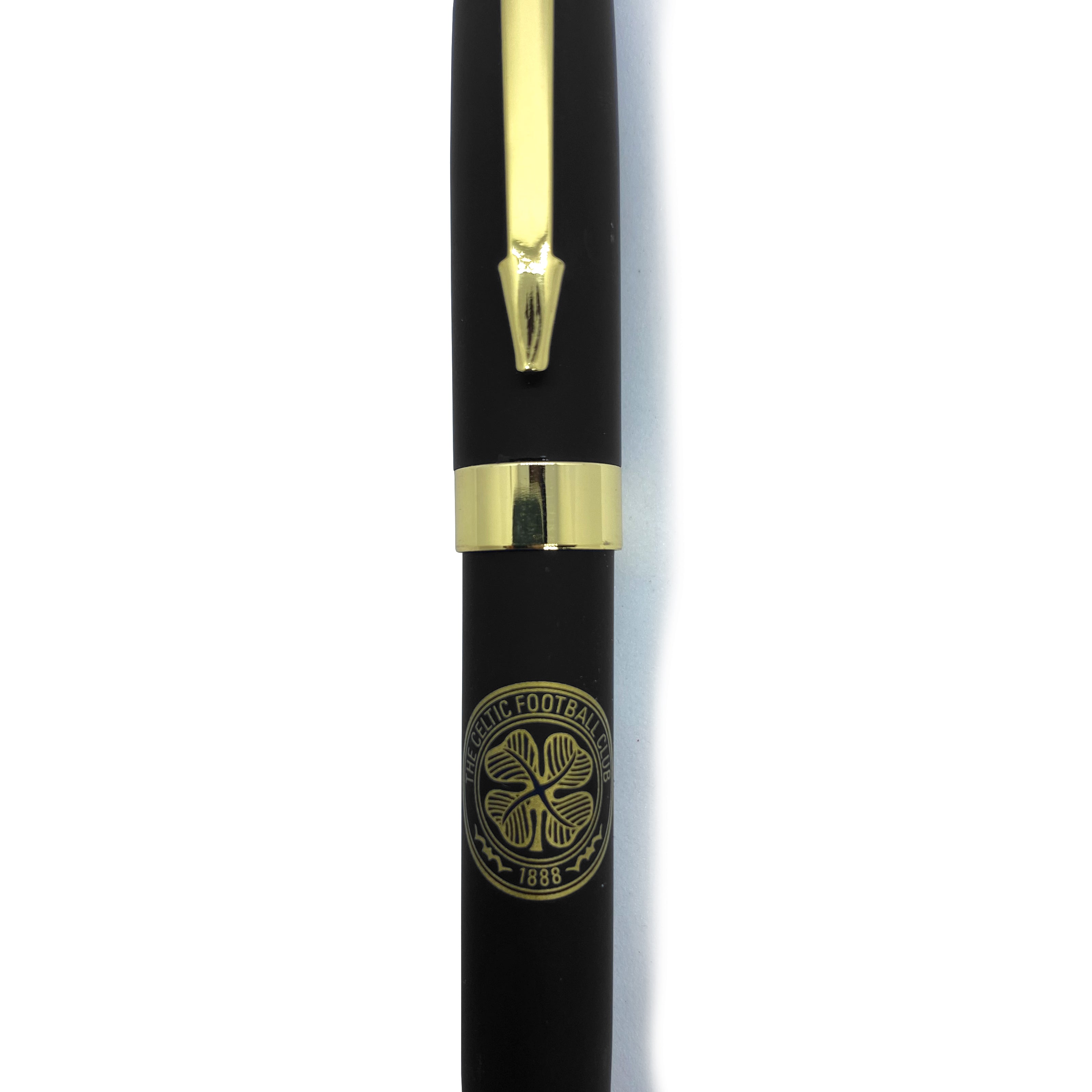 Celtic pen in black with club crest in club design gift box