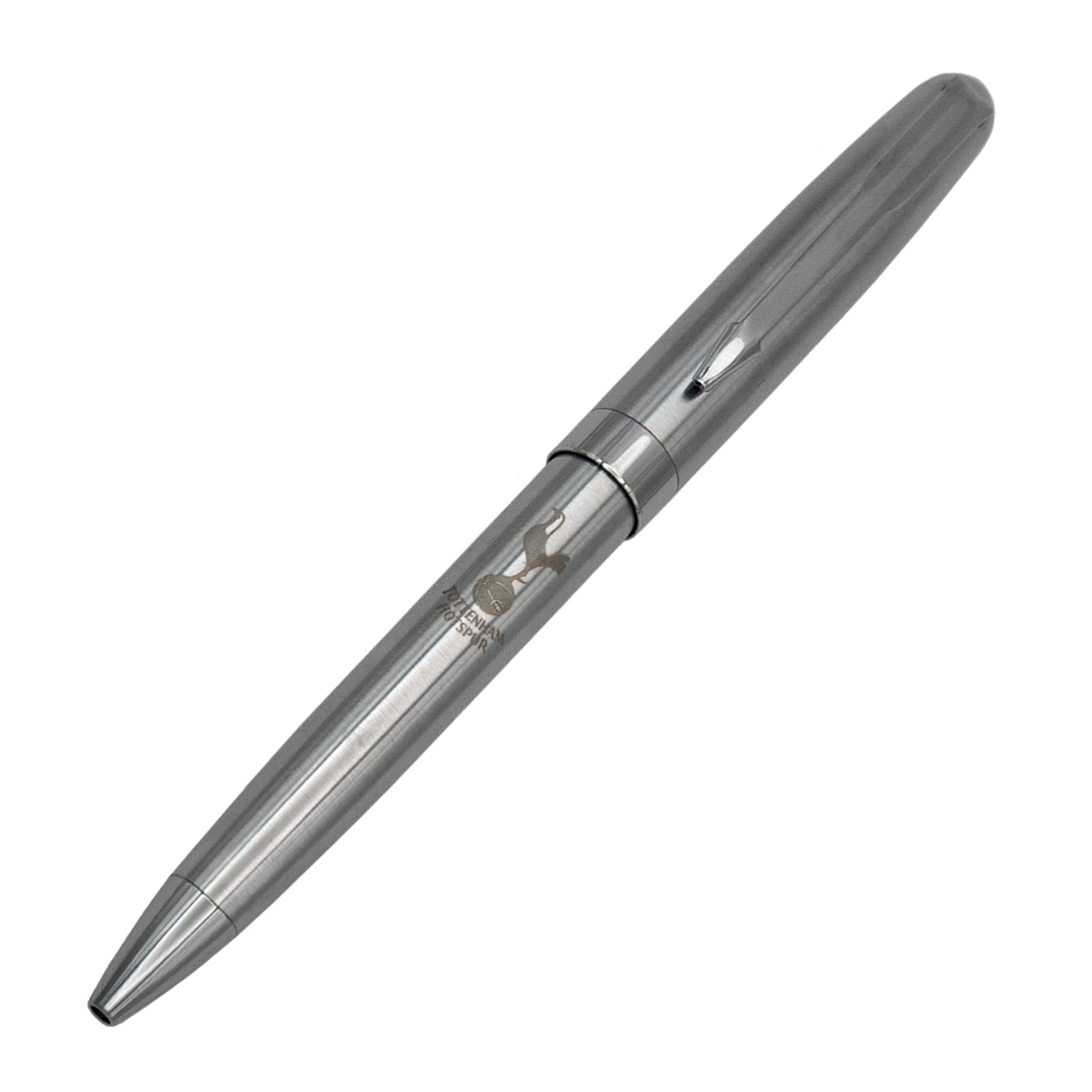 Spurs pen and keyring set in silver with club crest in club design gift box
