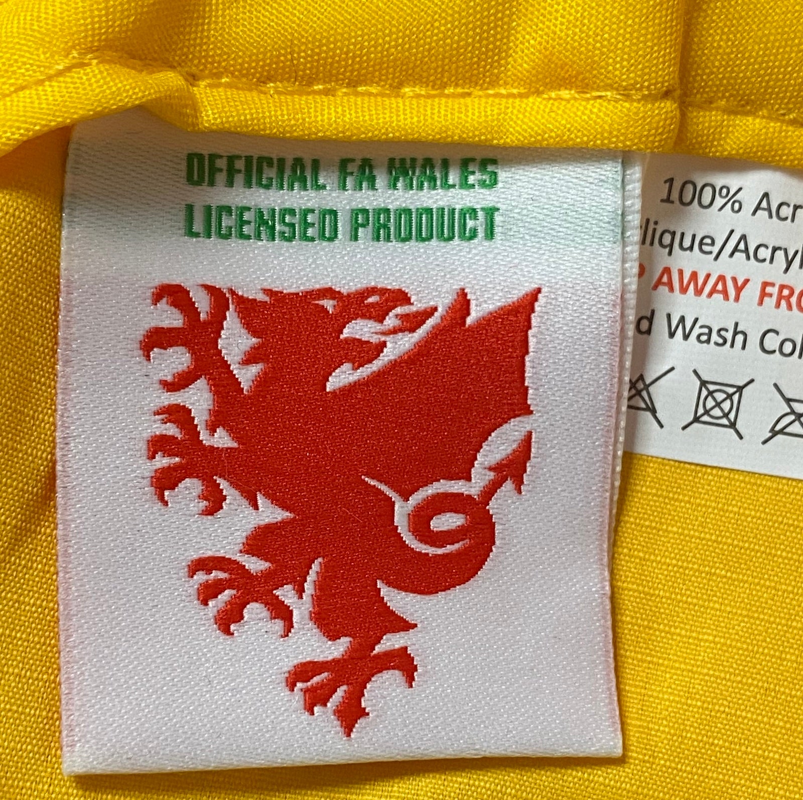 Wales bucket hat in red, yellow & green